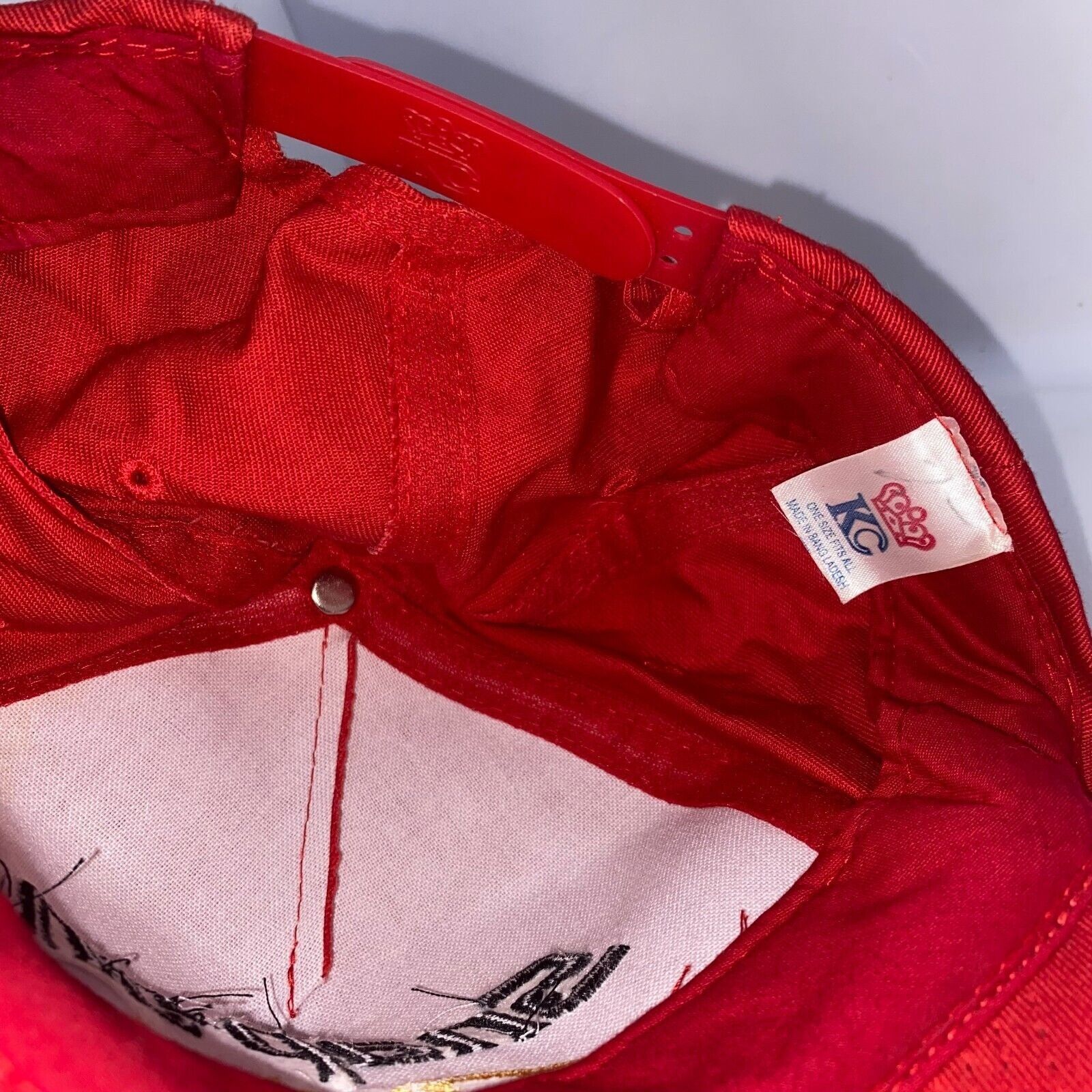 Vintage Vintage Snap-On Racing Snapback Hat Red Cap Size ONE SIZE - 7 Thumbnail