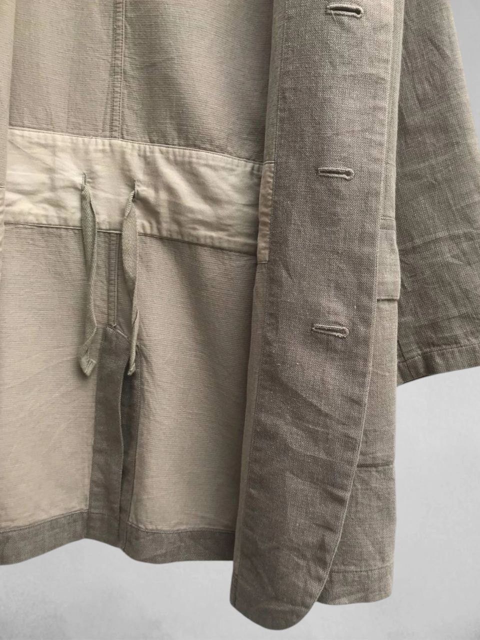 Issey Miyake Unisex Plantation Linen Blend Marled Coat Size M / US 6-8 / IT 42-44 - 12 Thumbnail