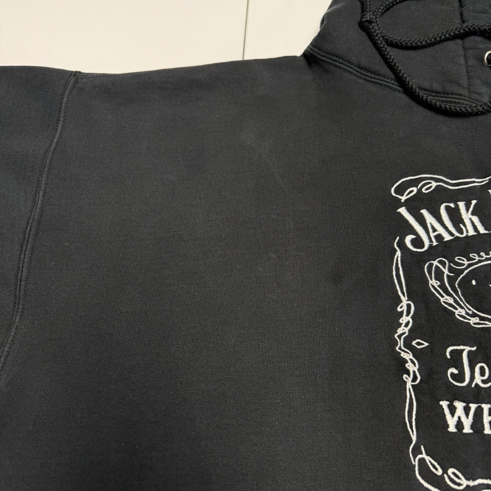 Vintage Vintage Jack Daniels Hoodie Sweatshirt Mens 2XL Black Embroi Size US XXL / EU 58 / 5 - 6 Thumbnail