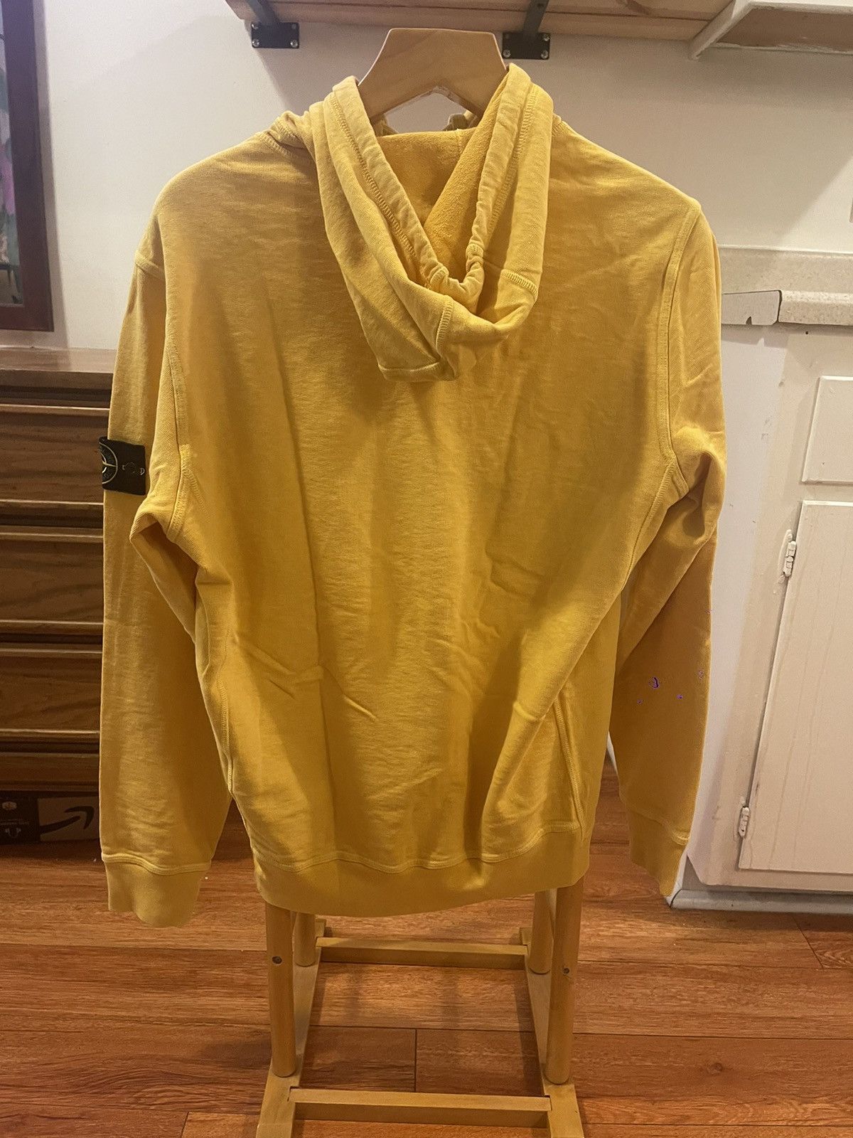 Stone Island Stone Island Yellow Lightweight Hoodie Large Size US L / EU 52-54 / 3 - 4 Thumbnail
