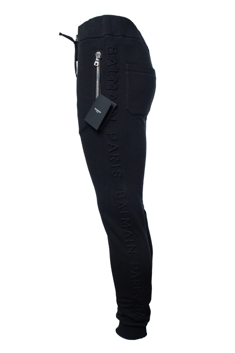 Balmain Balmain, black joggers with embossed logo Size US 30 / EU 46 - 2 Thumbnail