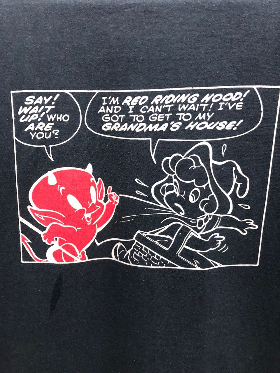 Vintage vintage E Hyphen World Gallery Hot Stuff Red Devil Harvey Size US XL / EU 56 / 4 - 2 Thumbnail