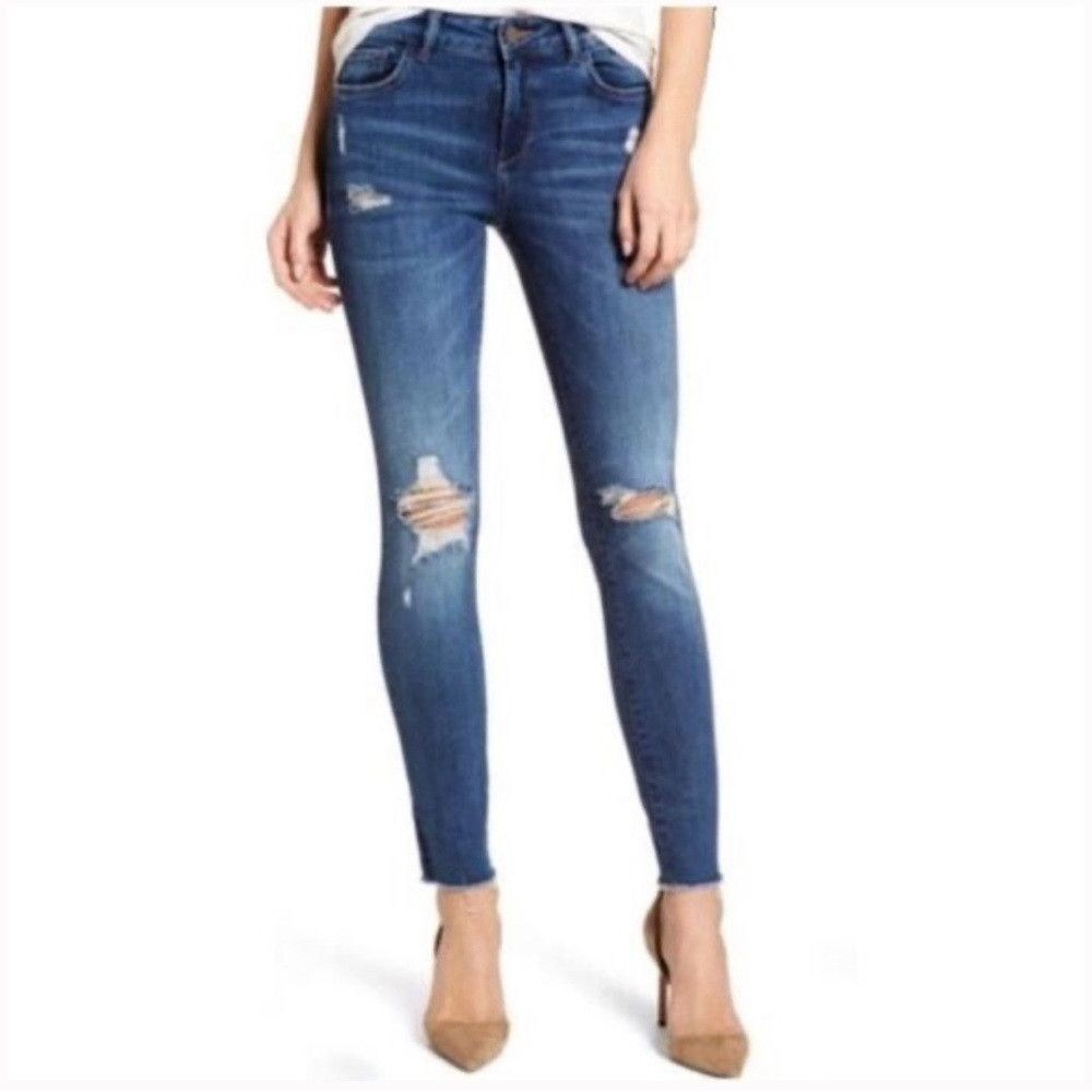 DL1961 DL1961 Pants Womens 26* Margaux Strive Ankle Skinny Jeans Size 26" / US 2 / IT 38 - 1 Thumbnail