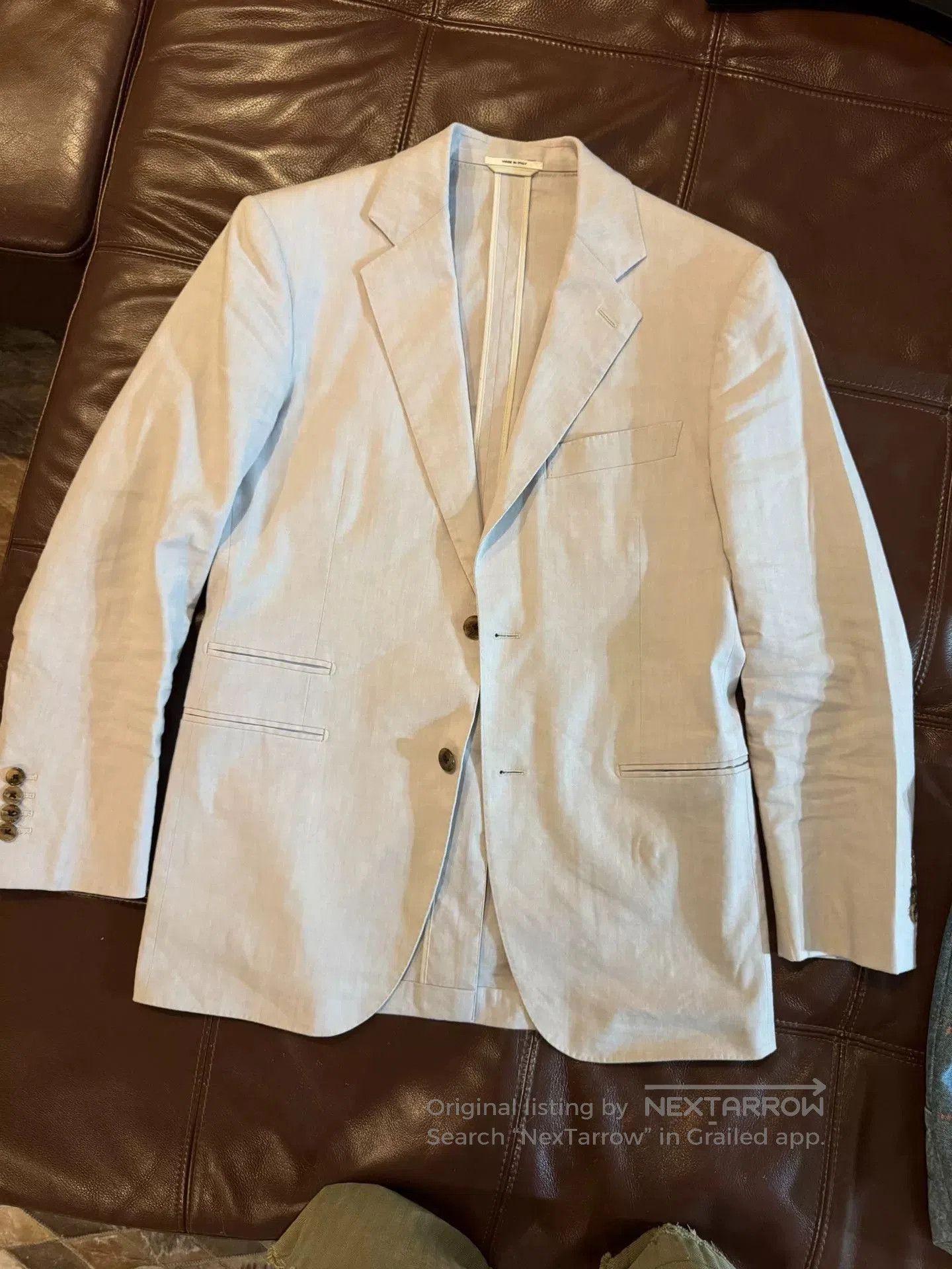 Hermes hermes men's tailored unlined linen blazer. Size US M / EU 48-50 / 2 - 1 Thumbnail