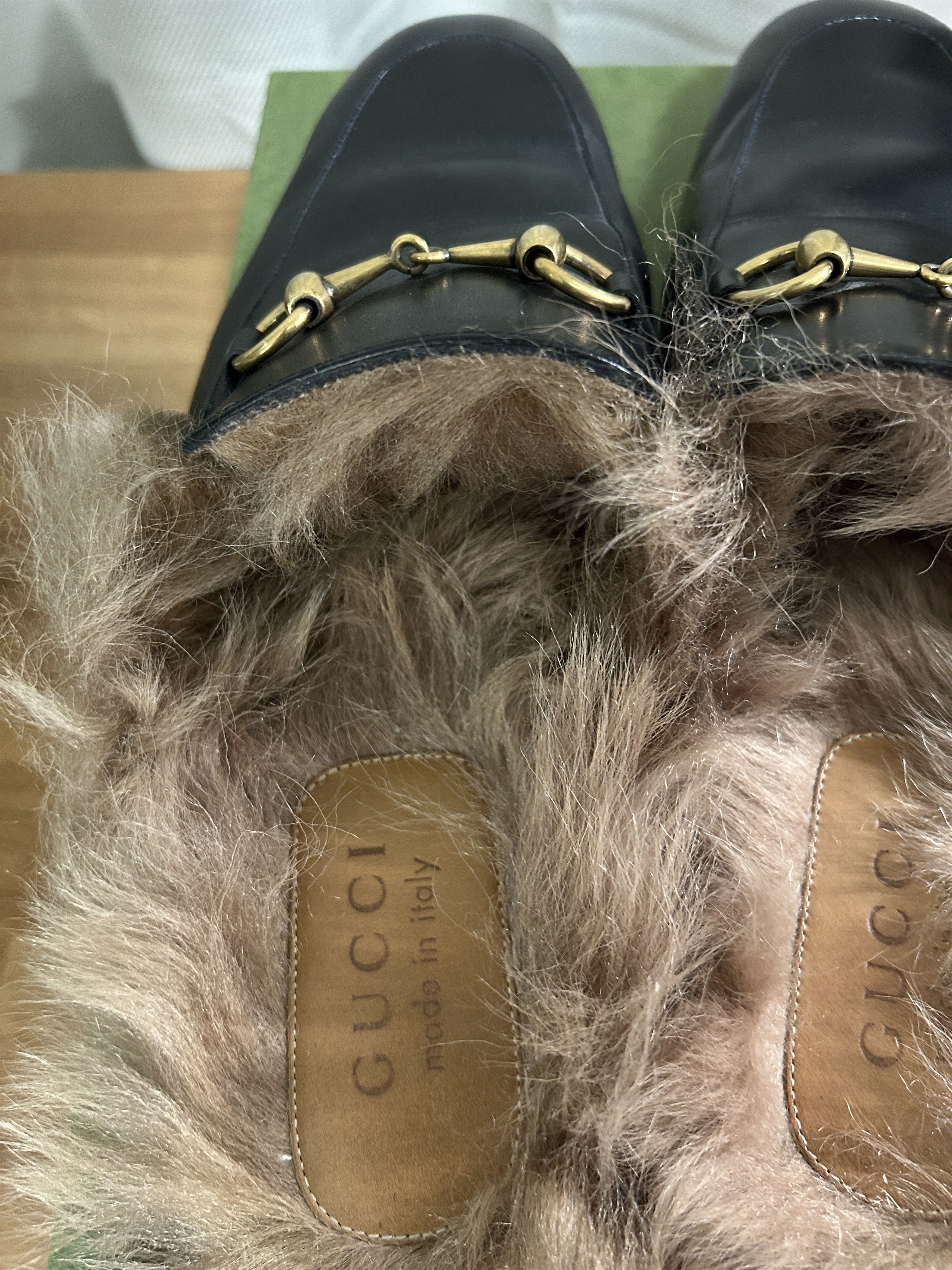 Gucci Gucci Horsebit Princetown Fur Loafers Size US 7 / EU 40 - 7 Thumbnail
