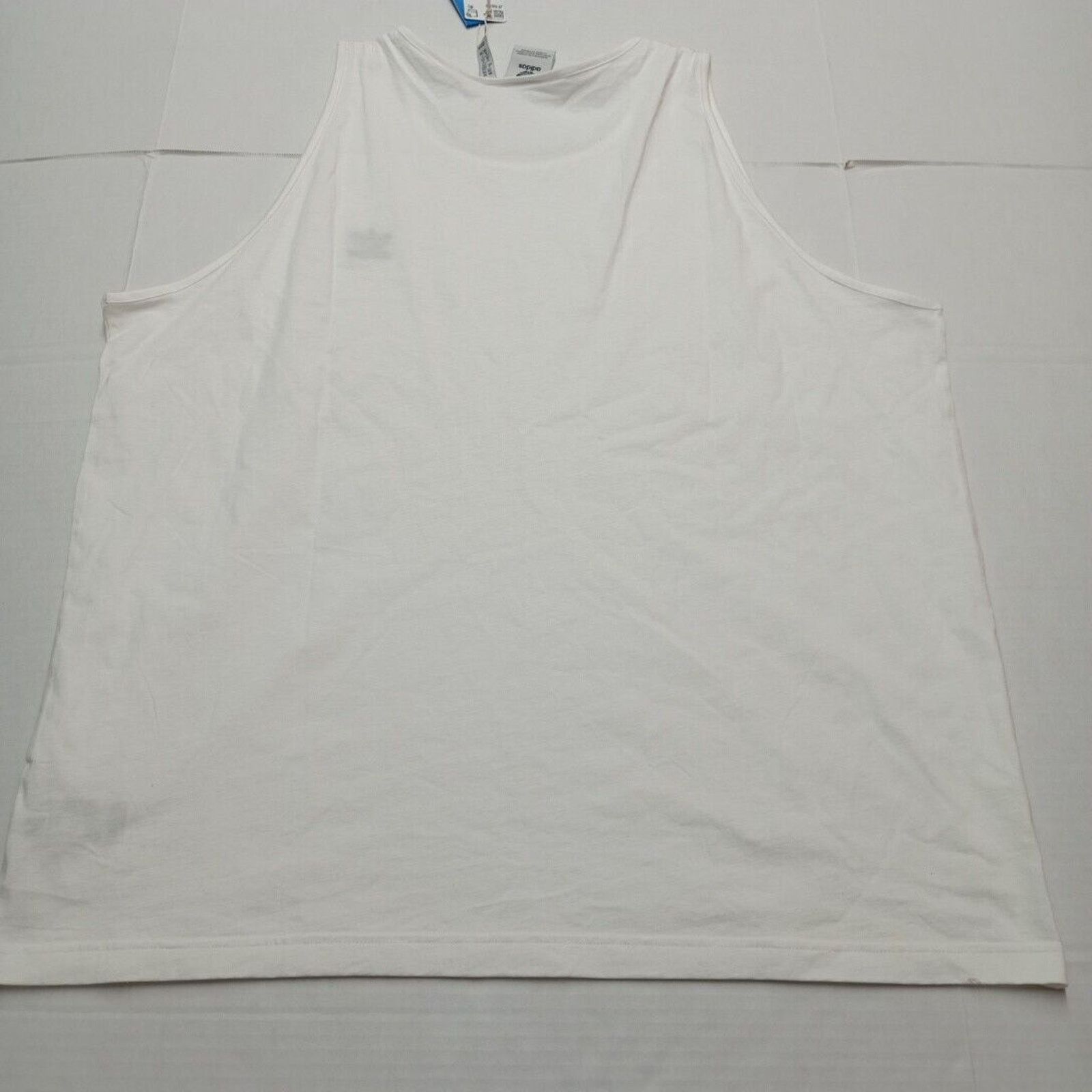 Adidas Adidas Originals Essentials Tank Top Mens 2XL White Athletic Size US XXL / EU 58 / 5 - 7 Thumbnail