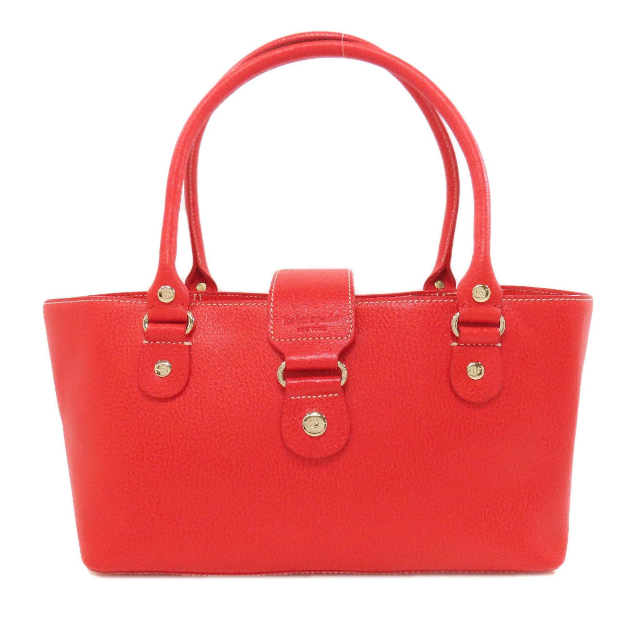 Kate Spade Tote Bag Leather Women's in Red