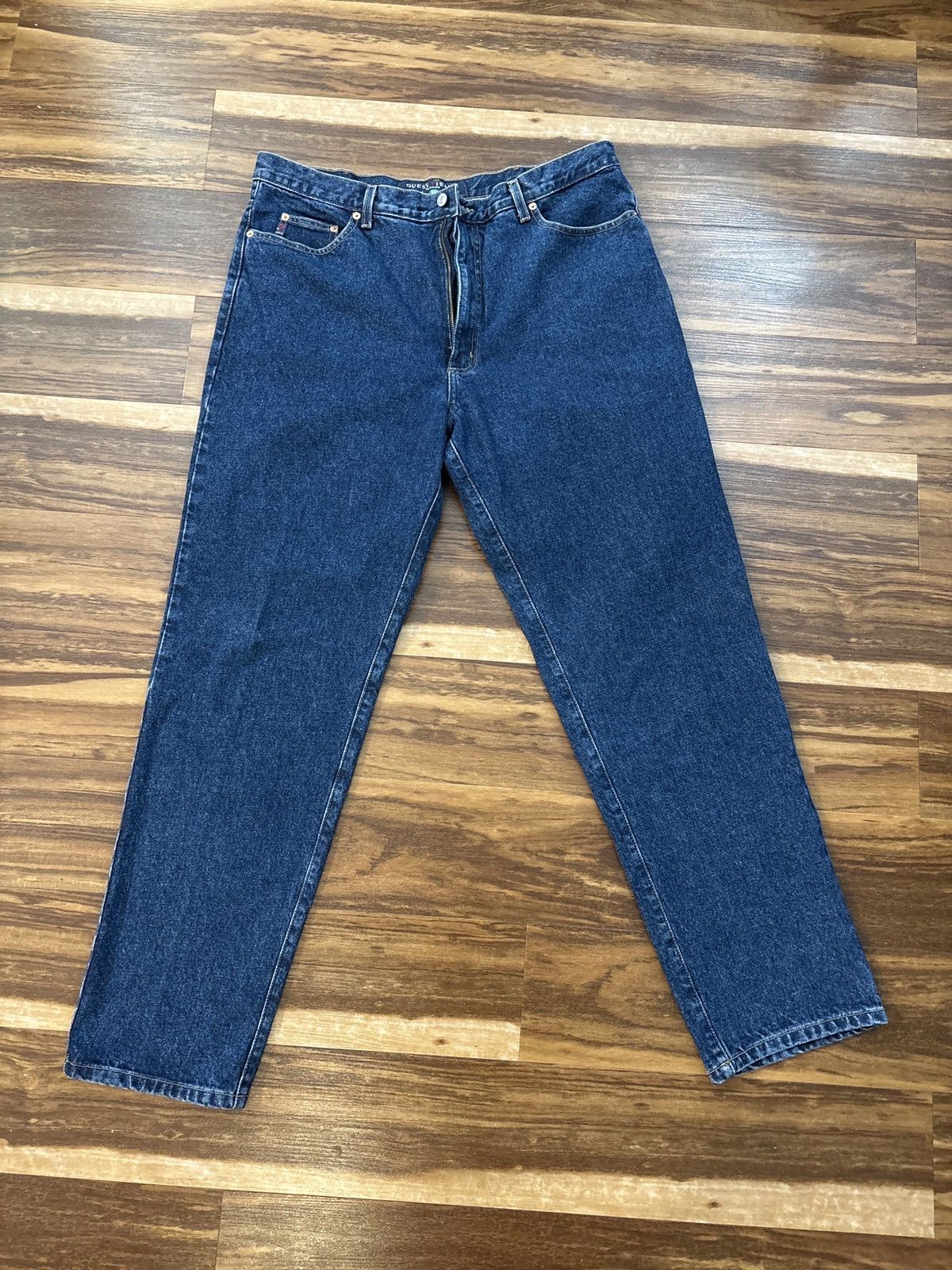 Guess Vintage Guess Classic Straight Fit Blue Jeans Size US 40 / EU 56 - 5 Thumbnail