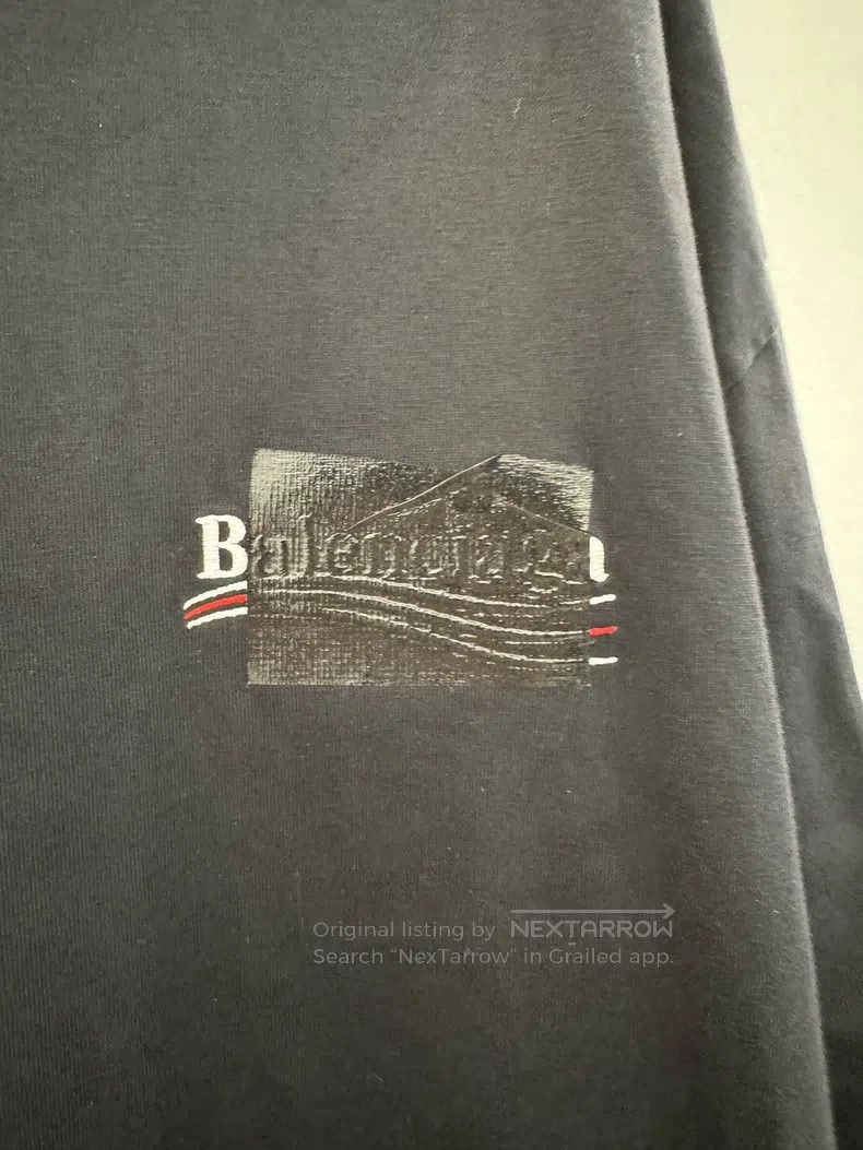 Balenciaga Balenciaga Tape Coke Black Short Sleeve Size US XL / EU 56 / 4 - 4 Thumbnail