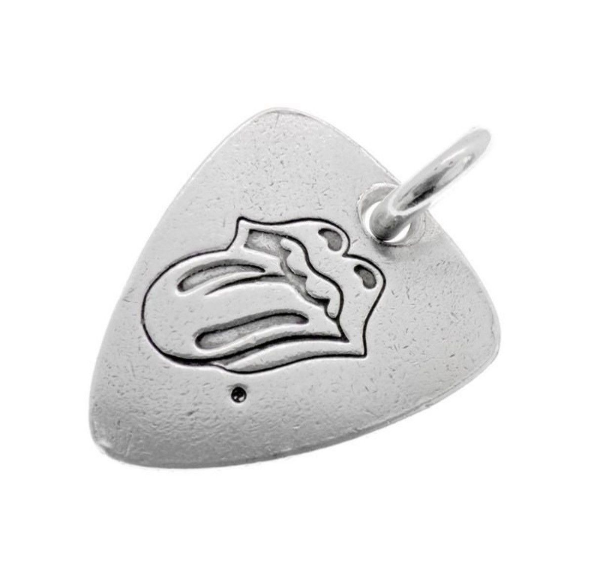 アクセサリー CHROME HEARTS Lips & Tongue Guitar pick Chrome Hearts Chrome Hearts lip Tongue Stones Charm Pendant