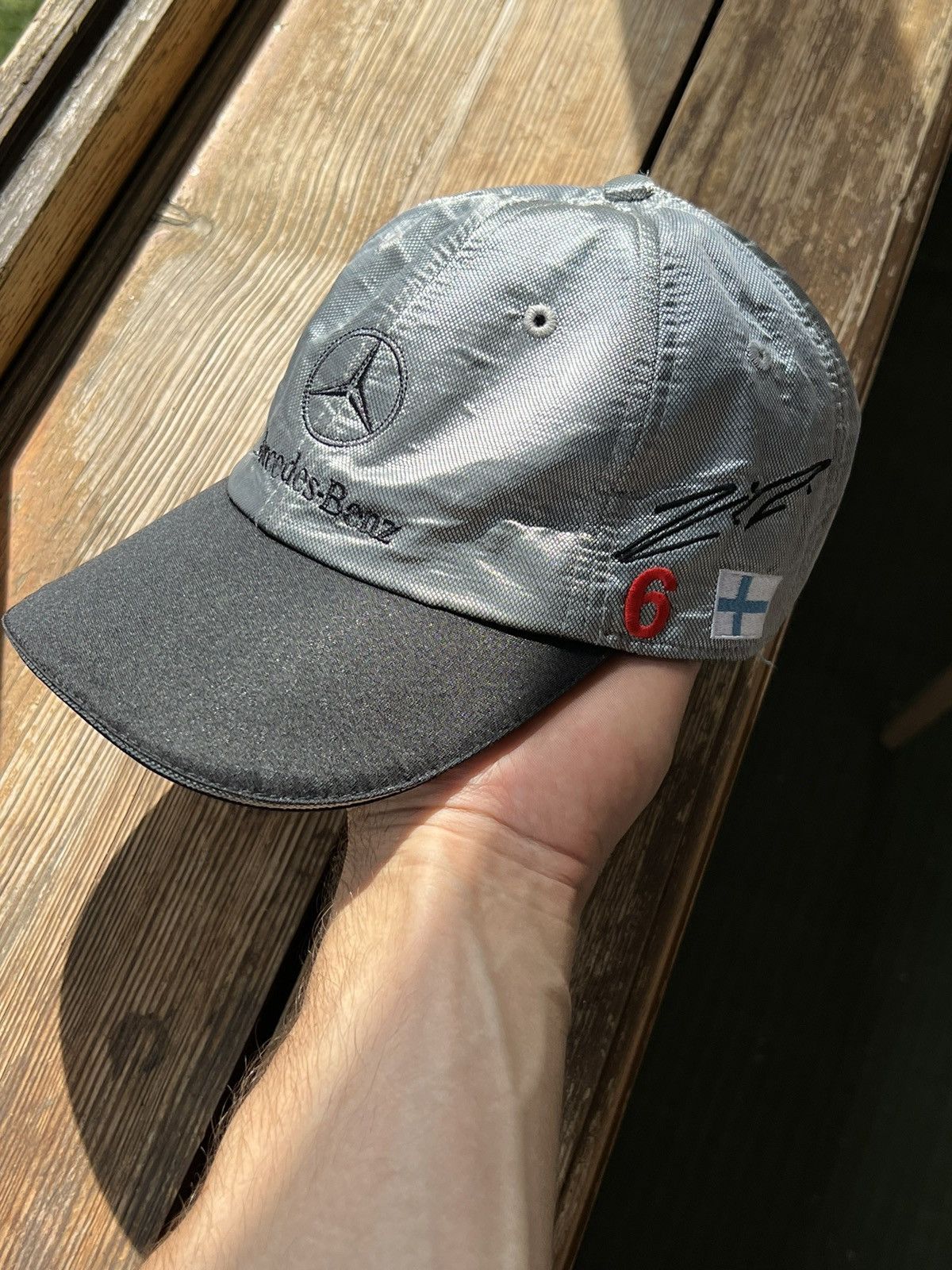 Mercedes-Benz Mercedes Benz vintage silver cap Size ONE SIZE - 2 Thumbnail