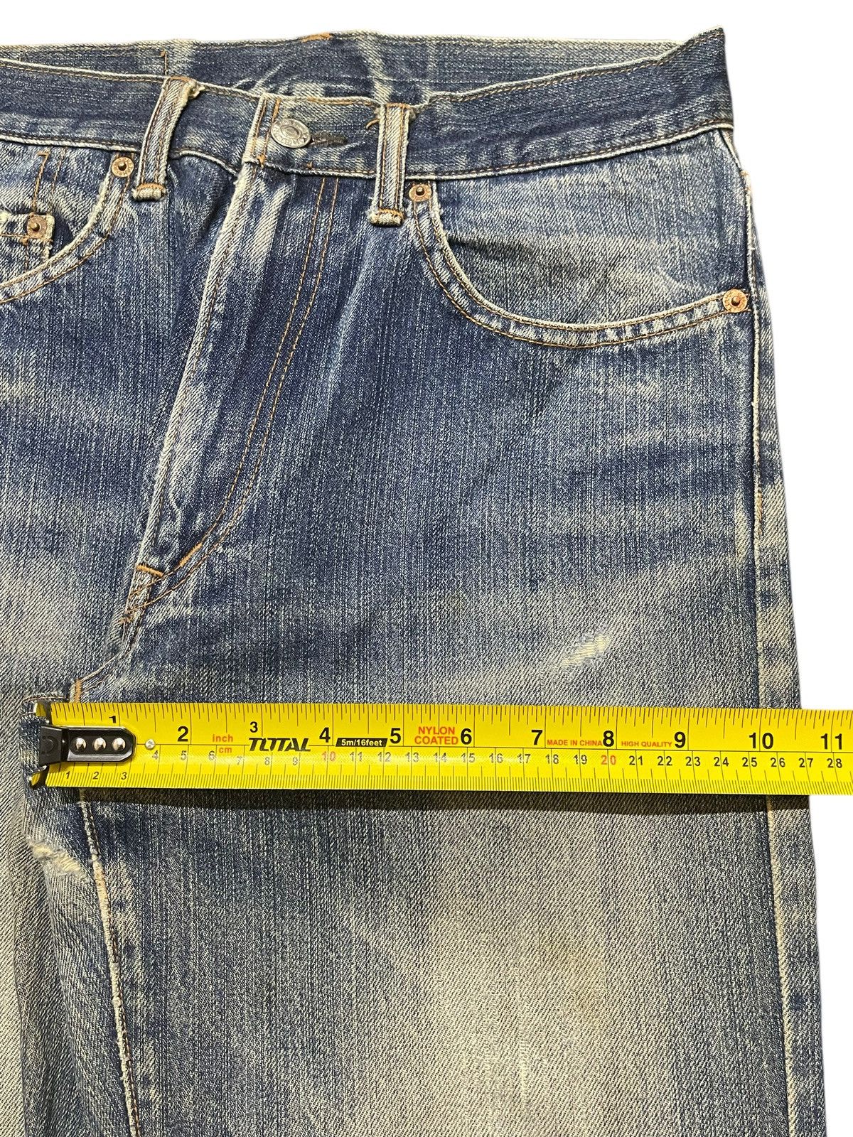 semanticdesign Vintage Japanese HR Market Mud Wash Faded Distressed Style Size US 28 / EU 44 - 15 Thumbnail