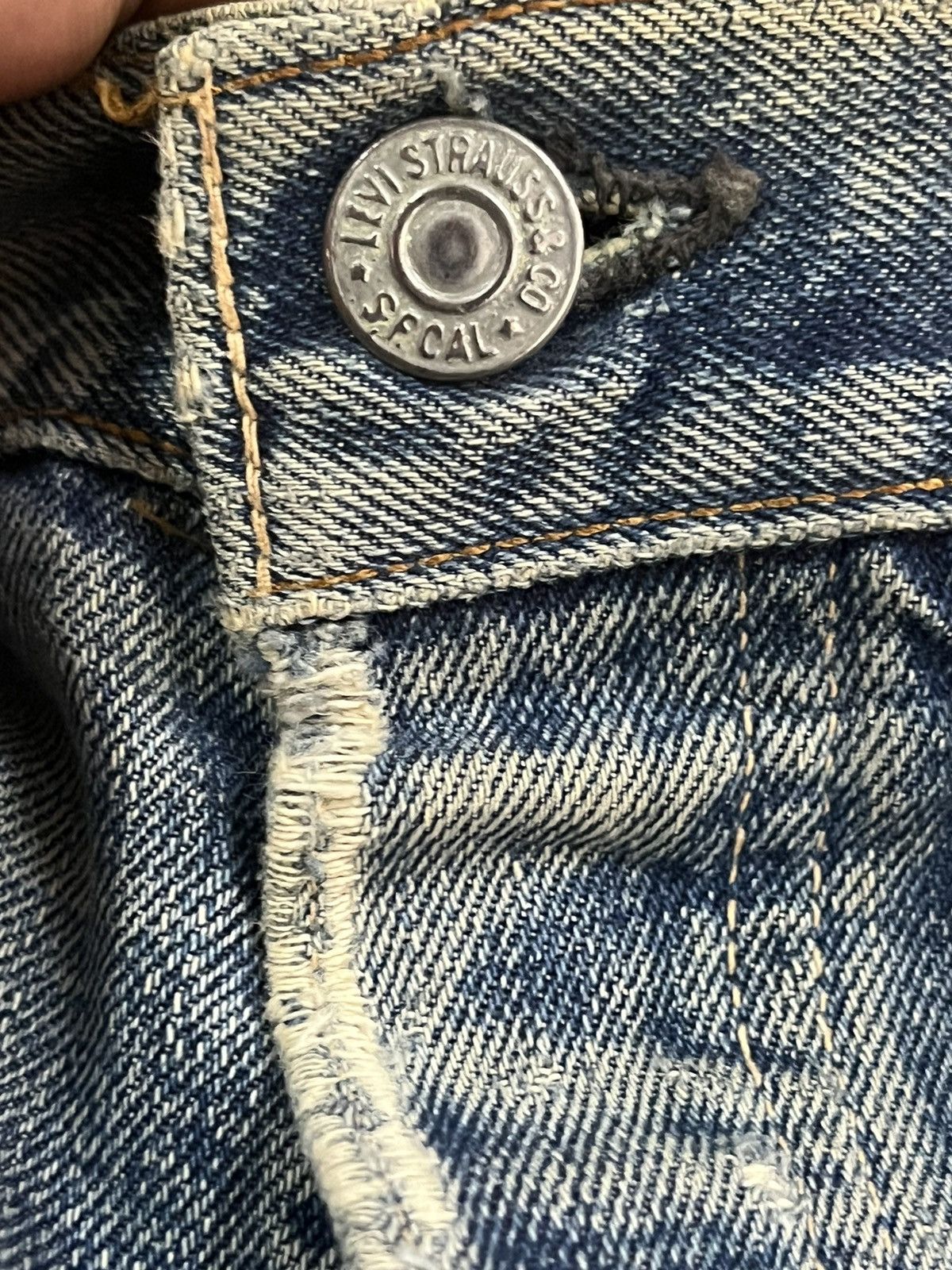Levi's True Vintage 60’s Levi’s 501 Big E Button 4 Selvedge Denim Size US 32 / EU 48 - 11 Thumbnail