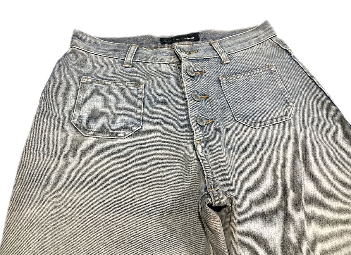 Hysteric Glamour × If Six Was Nine × Japanese Brand 🔥Sick Y2K Jouer Aux Echecs Mud Wash Flared Denim Size US 28 / EU 44 - 3 Thumbnail
