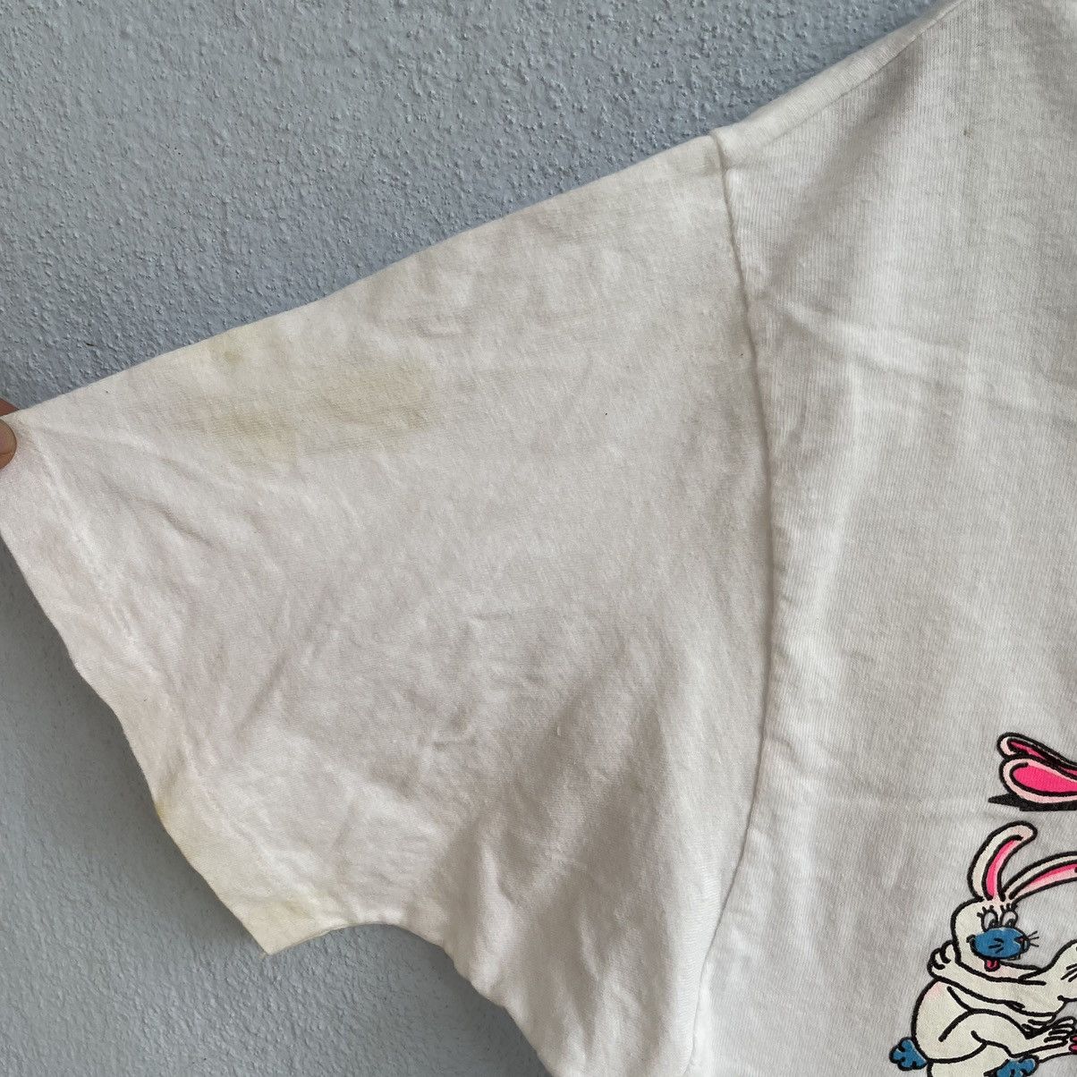 Vintage Vintage 90s all rabbit sex postion big size tshirt Size US XL / EU 56 / 4 - 12 Thumbnail