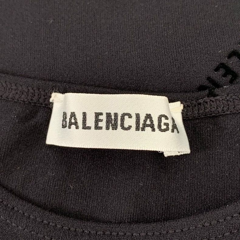 Balenciaga Balenciaga Black logo full print knit sweater Size US S / EU 44-46 / 1 - 5 Thumbnail