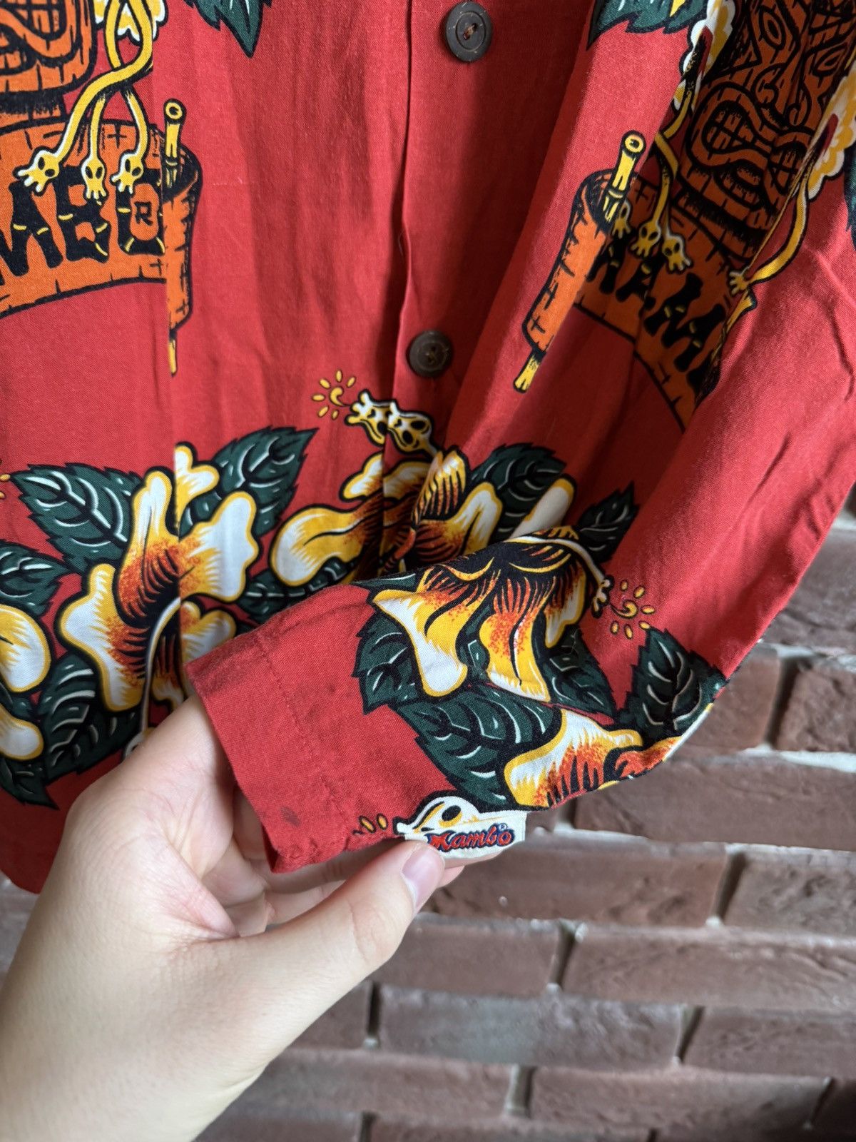 Mambo Vintage 90s MAMBO Shirt Traditional Tattoo Australia Hawaii Size US S / EU 44-46 / 1 - 13 Thumbnail