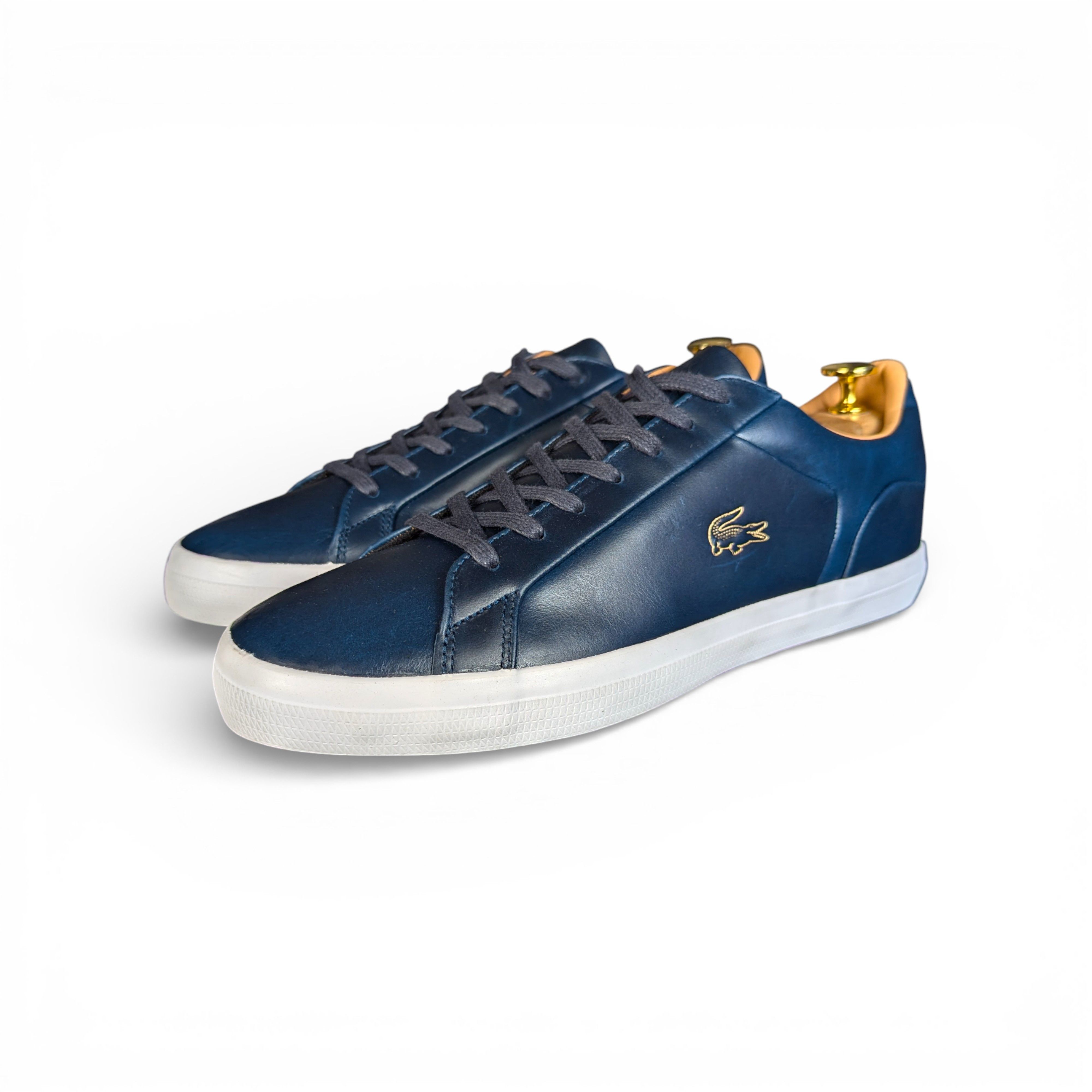 Lacoste LACOSTE blue leather sneakers Size US 9 / EU 42 - 1 Thumbnail