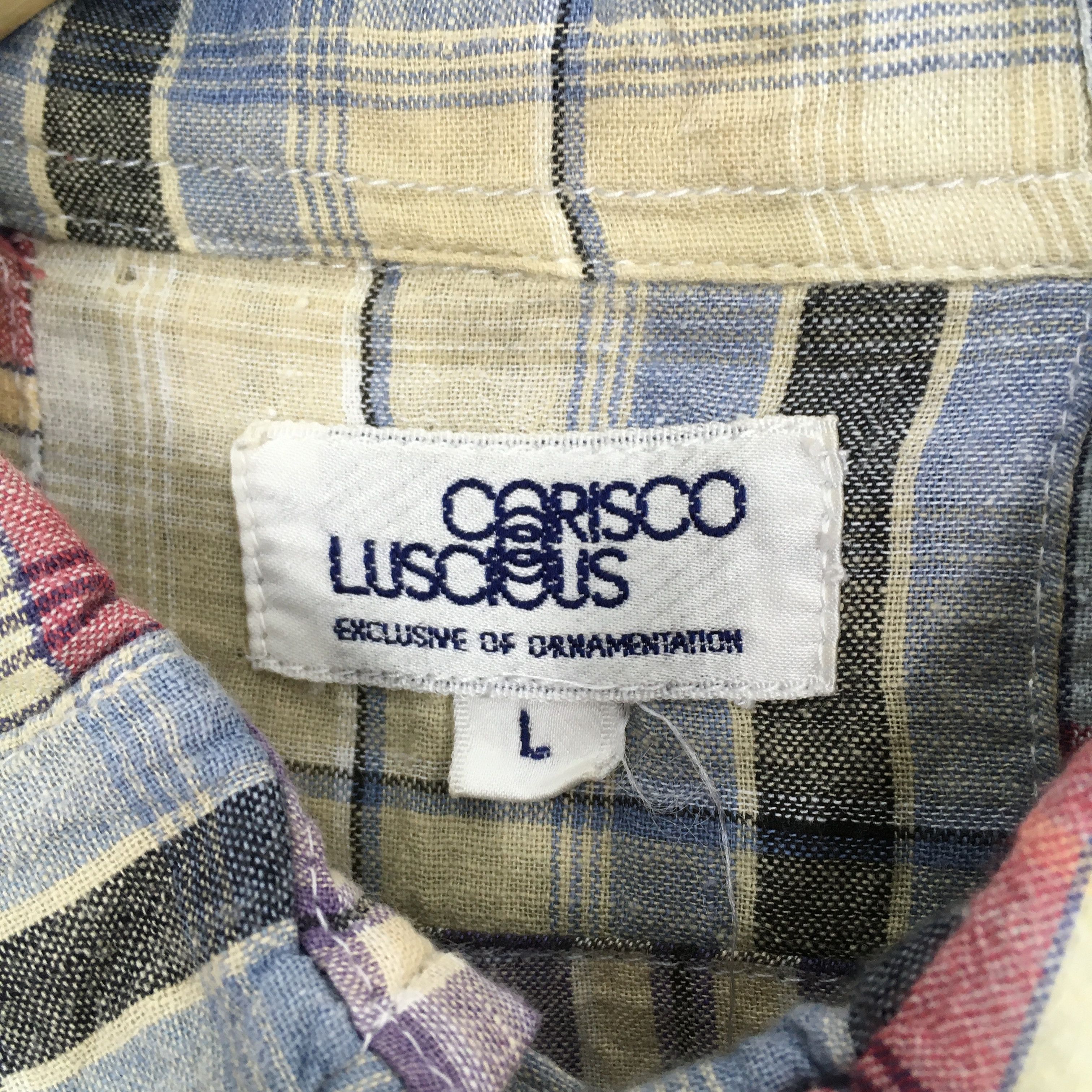 Flannel Vintage Patchwork Checkered Flannel Shirt Large Size US L / EU 52-54 / 3 - 5 Thumbnail