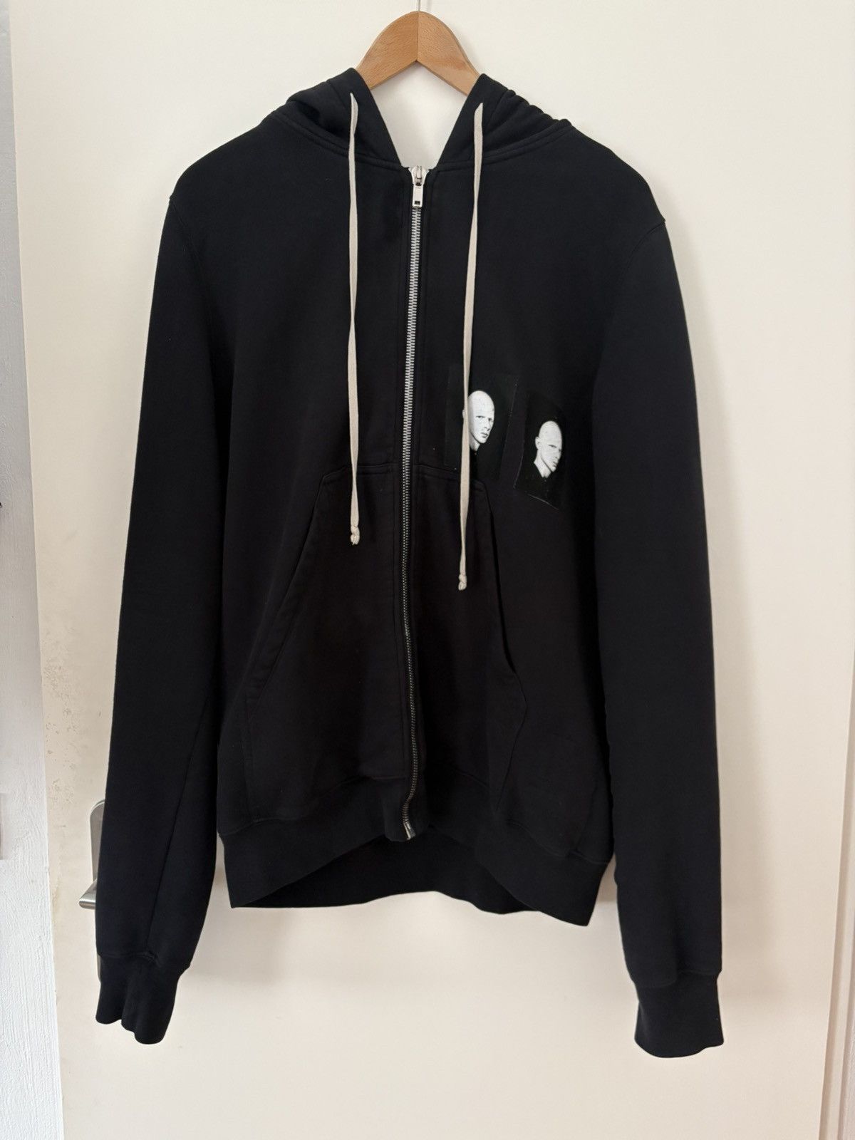 トップス Rick owens DRKSHDW JASON S FOODIE Jason Hoodie in Black/Pearl – SVRN