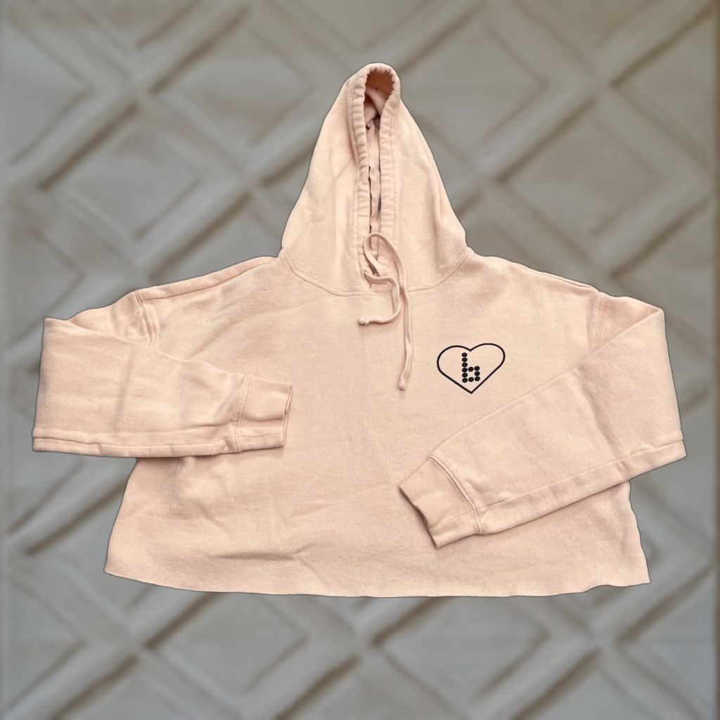 Pinko Braille Sweatshirt Shirt Women S Pink Fleece Pullover All Seasons Casual Hooded Size S / US 4 / IT 40 - 1 Thumbnail