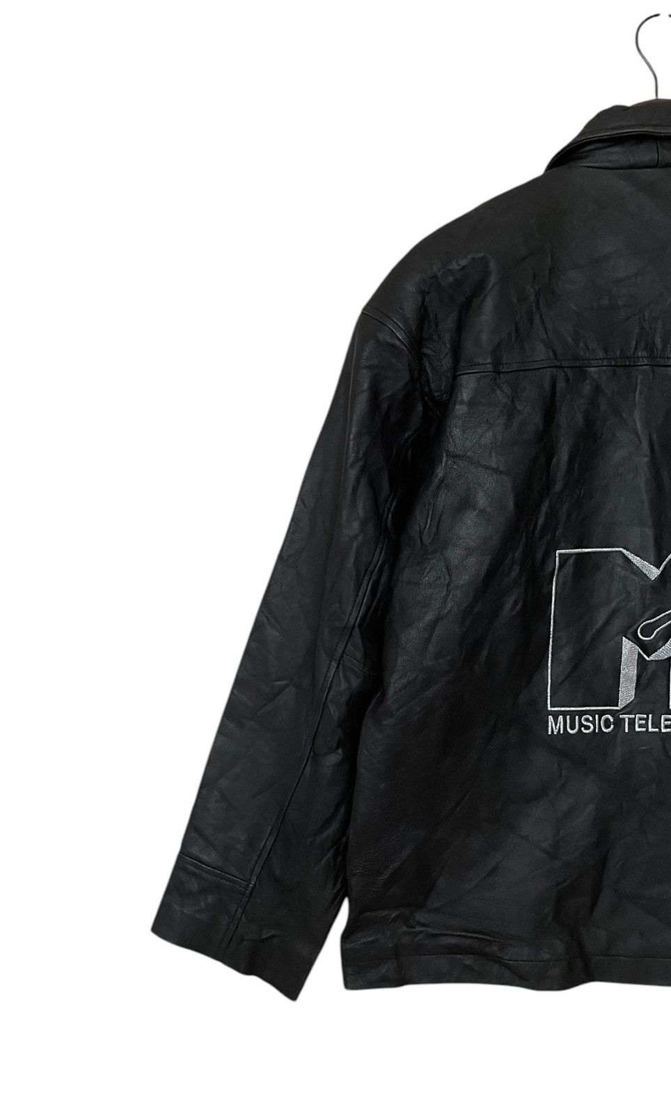 Mtv Vintage Mtv Television Leather Jacket 1990s Size US M / EU 48-50 / 2 - 7 Thumbnail