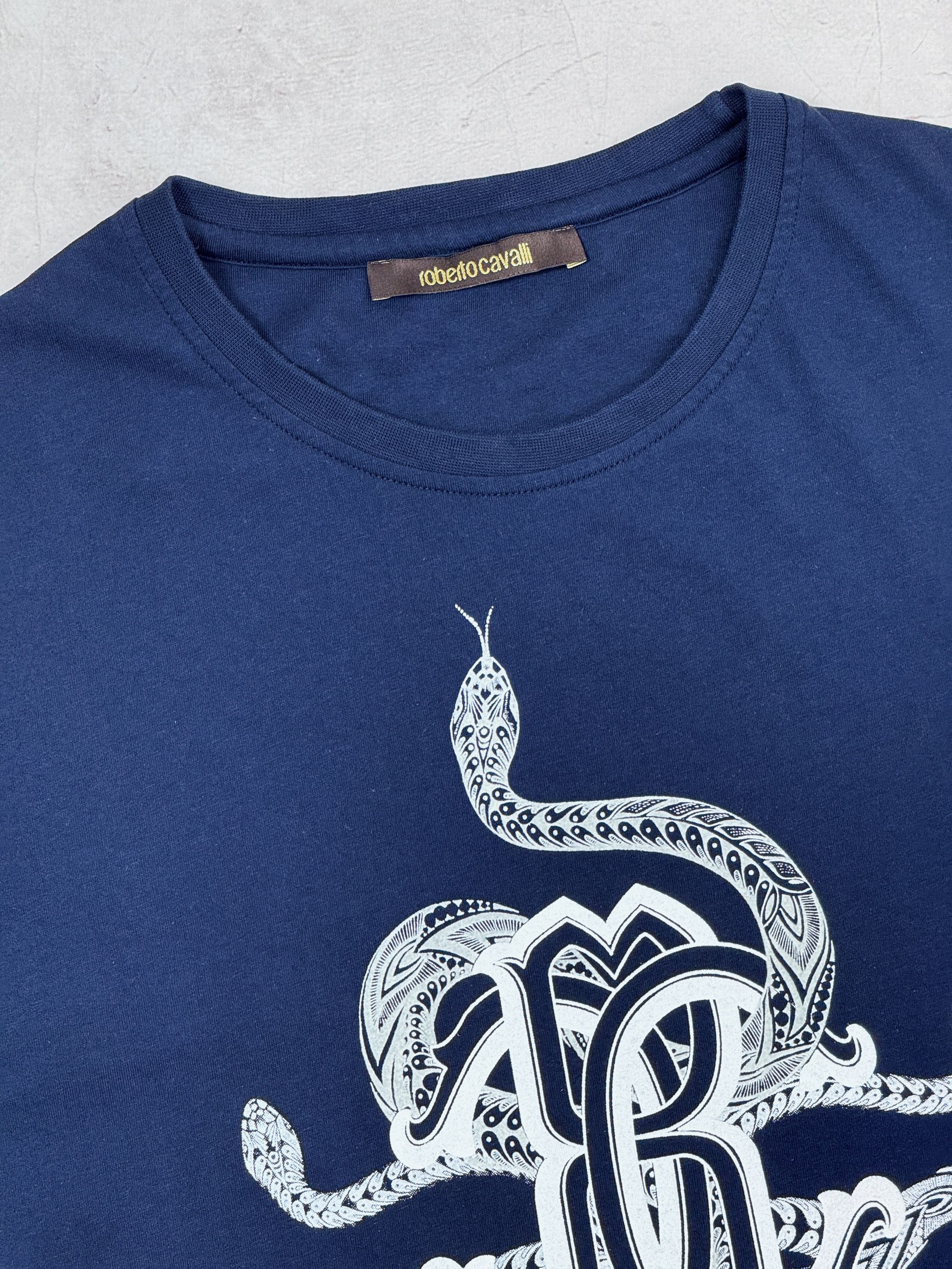 Roberto Cavalli Roberto Cavalli T-Shirt Snakes Logo Size US M / EU 48-50 / 2 - 6 Thumbnail