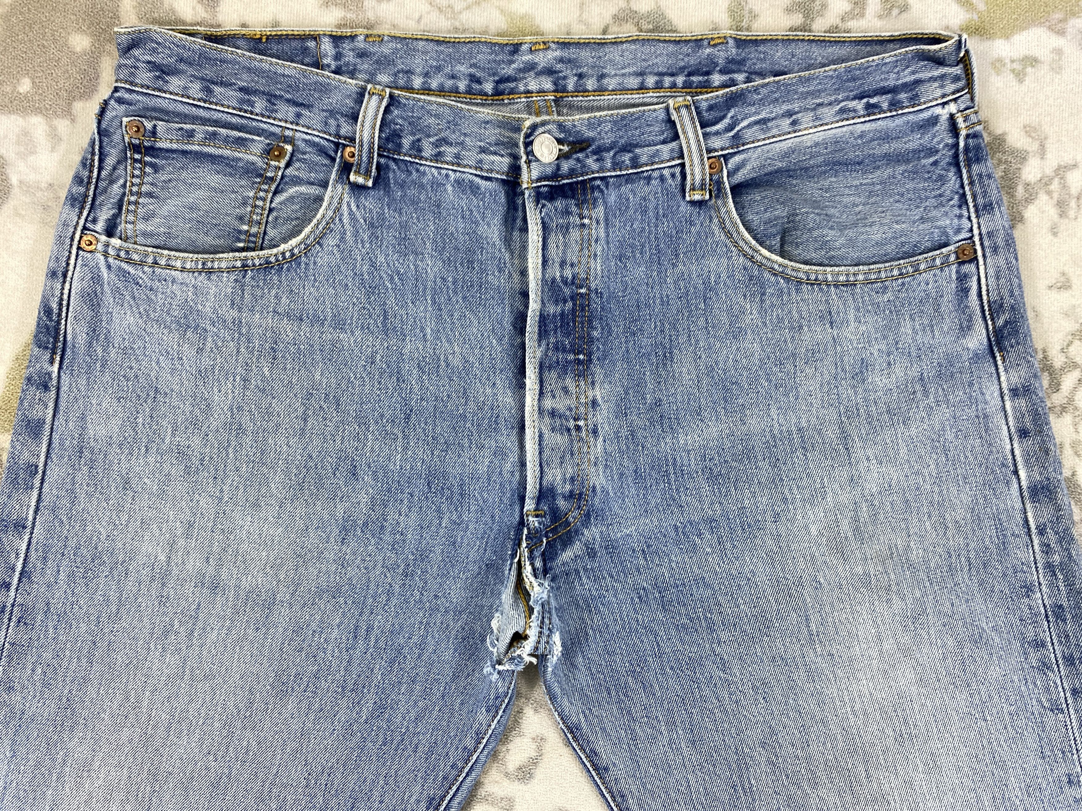 Levi's Blue Vintage Levi's 501 Jeans 37x32 Denim -JN1591 Size US 36 / EU 52 - 3 Thumbnail