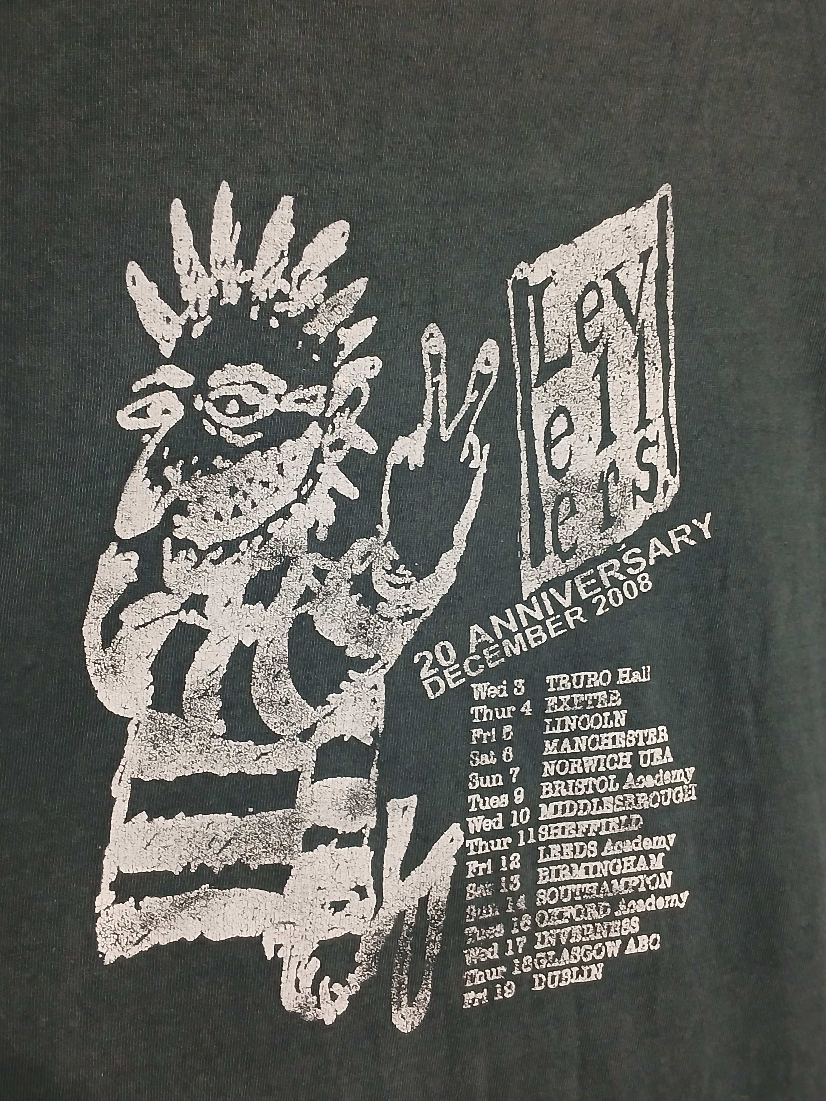 Band Tees 2008 Levellers 20 Anniversary T-Shirt Size US L / EU 52-54 / 3 - 4 Thumbnail