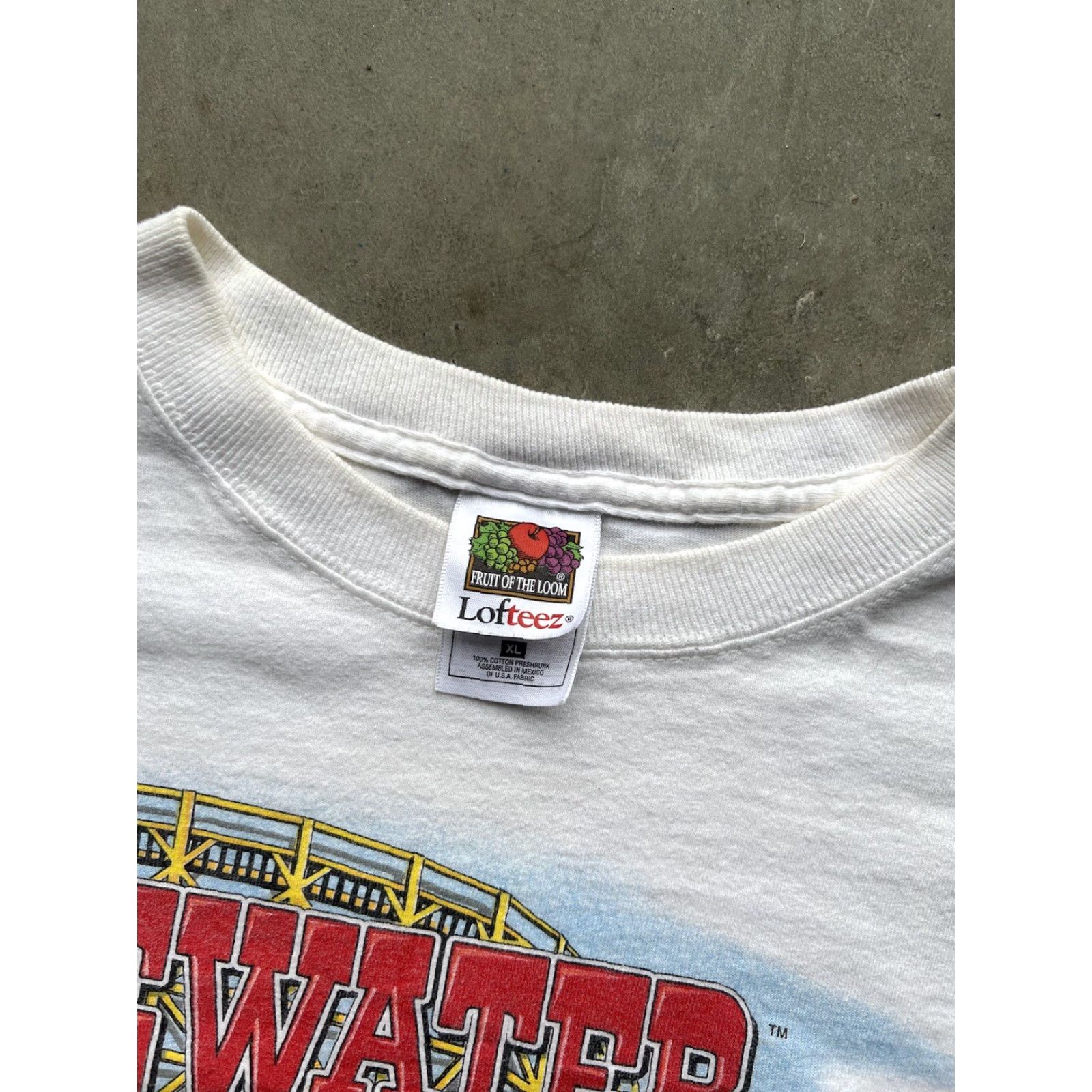 Ford VINTAGE Ford Classic Cars Muscle White Graphic Tee Men's XL Short Sleeve 1990s Edgewater Park Michigan 1998 White Size US XL / EU 56 / 4 - 3 Thumbnail