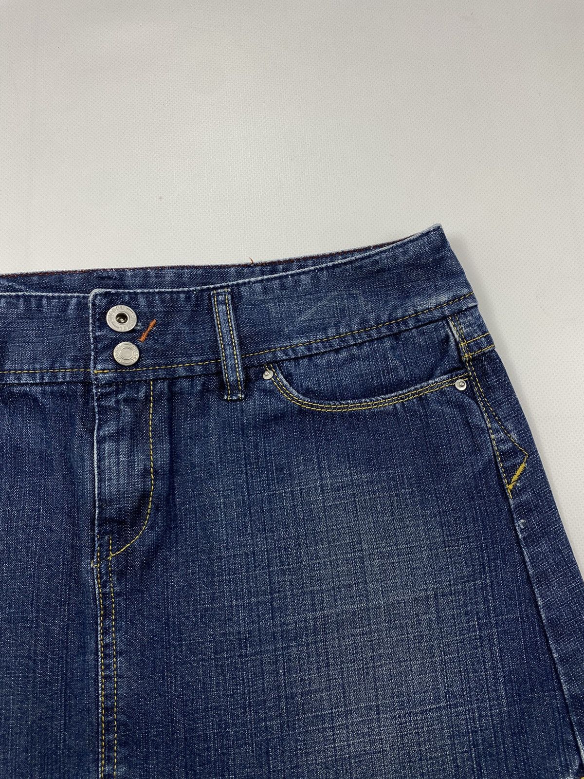 Diesel 🔥LASTDROP🔥 Vintage Y2K Diesel D Letter Zip Pocket Mini Skirt Size 29" - 8 Thumbnail