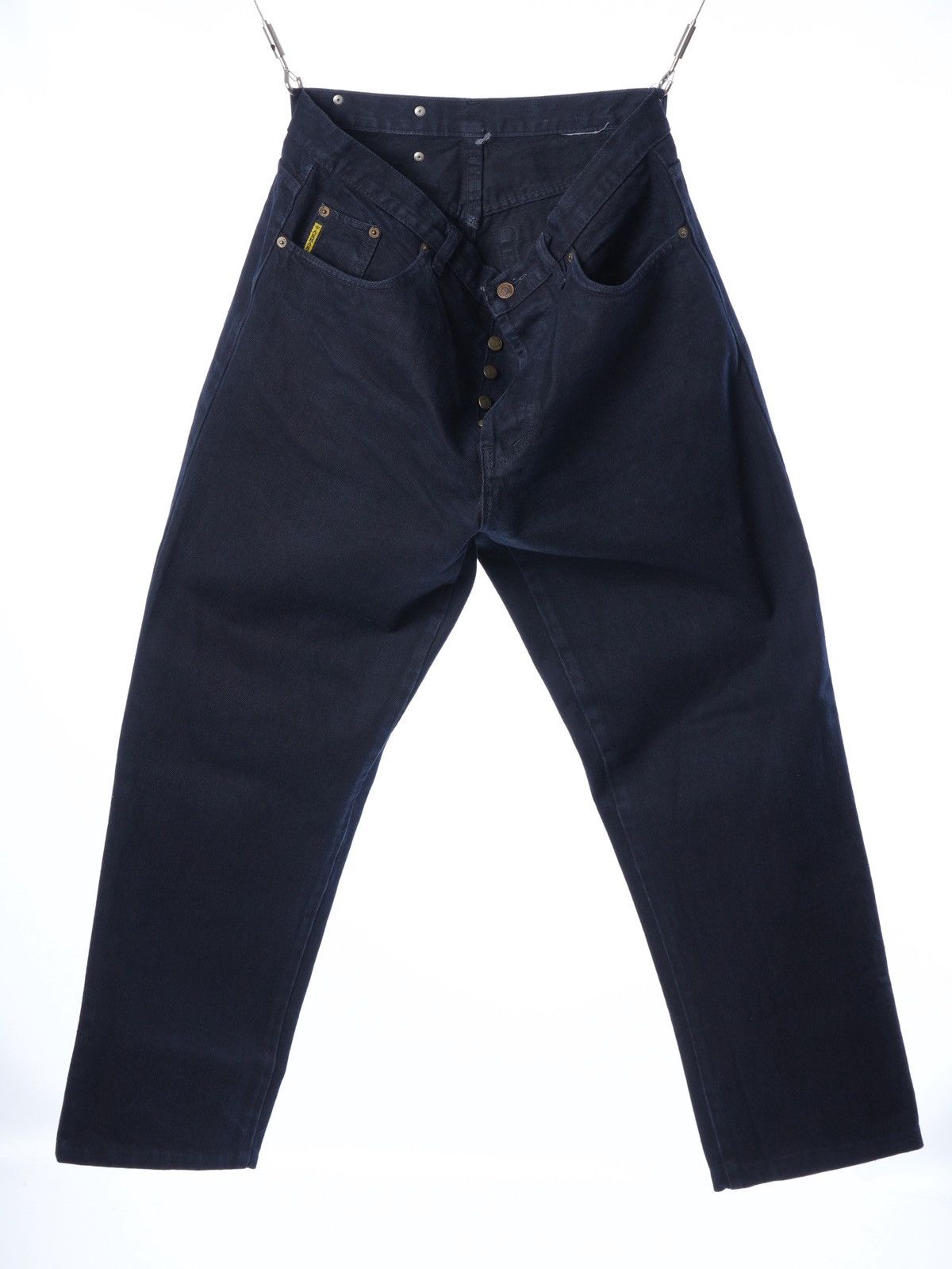 Armani Vintage 90's Armani Jeans Metal Logo Black Denim Comfort fit Size US 32 / EU 48 - 7 Thumbnail