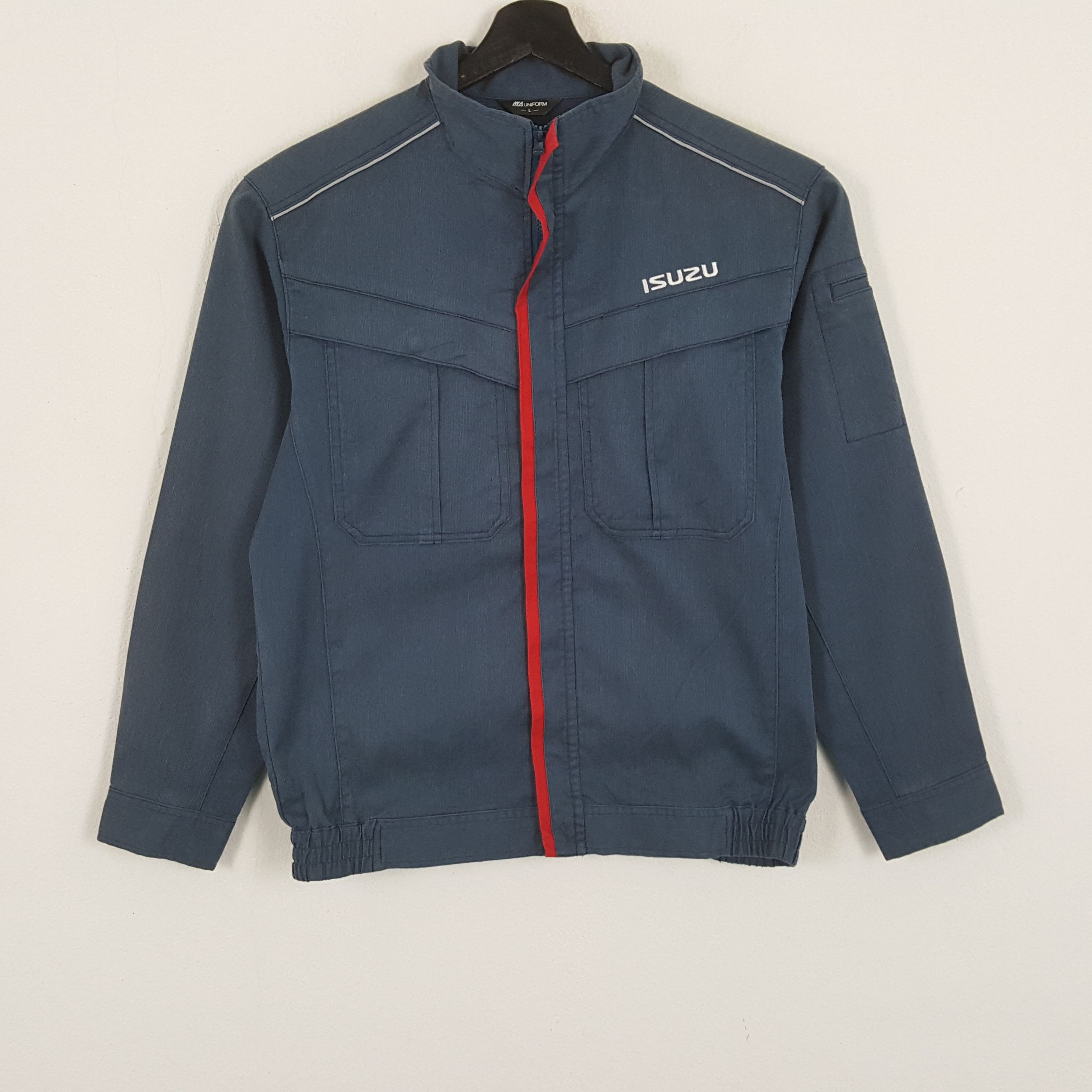 Vintage ISUZU Japanese Vehicles Brand Workwear Style Jacket Size US M / EU 48-50 / 2 - 1 Thumbnail