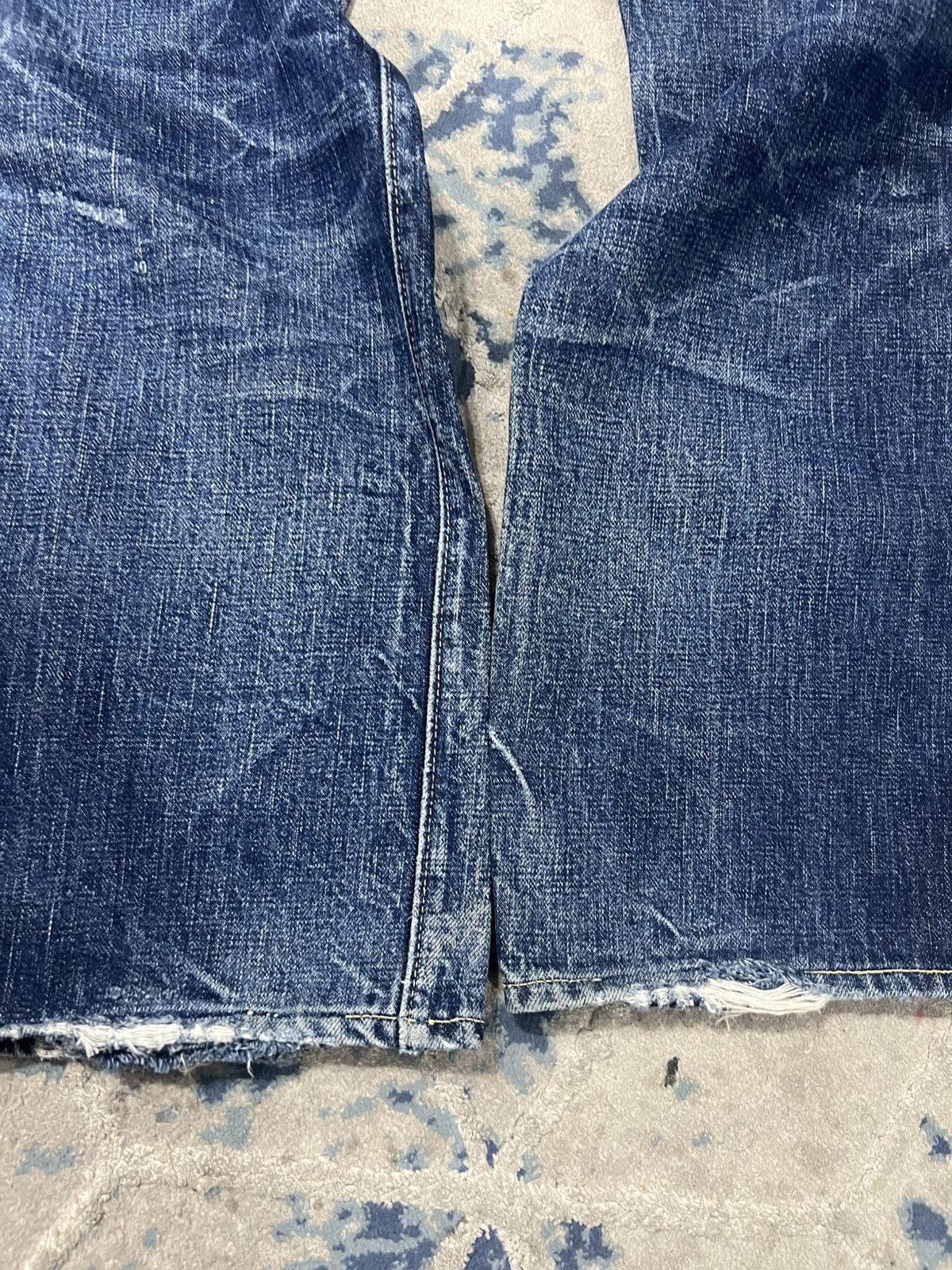 Full Count & Co. Vintage Full Count & Co Selvedge Full Print Denim Size US 30 / EU 46 - 11 Thumbnail