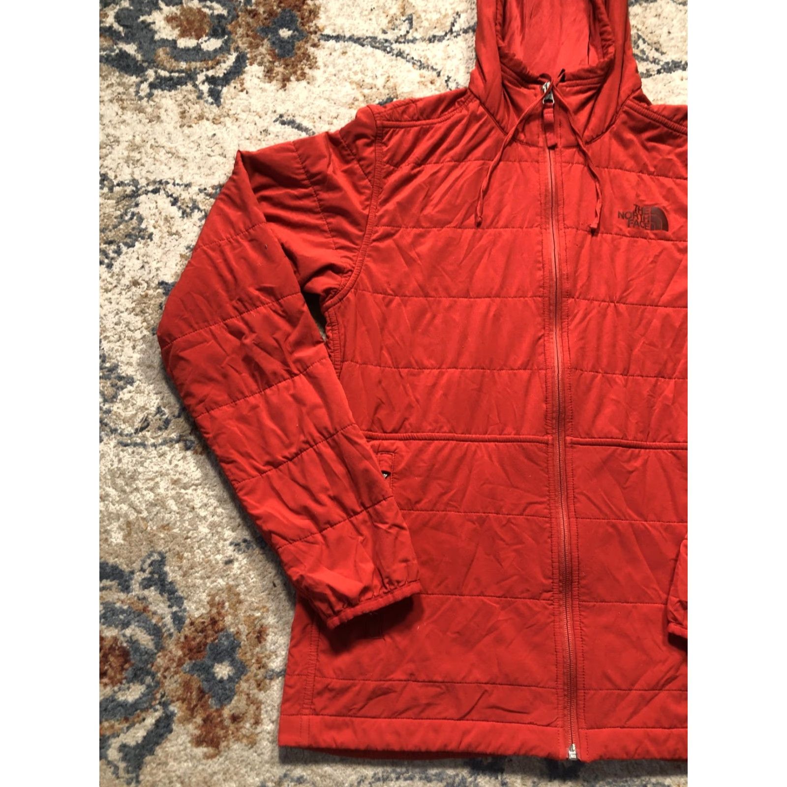The North Face The North Face Jacket Mens S Red Hooded Quilted Full Zip Lightweight Outdoor Size US S / EU 44-46 / 1 - 3 Thumbnail