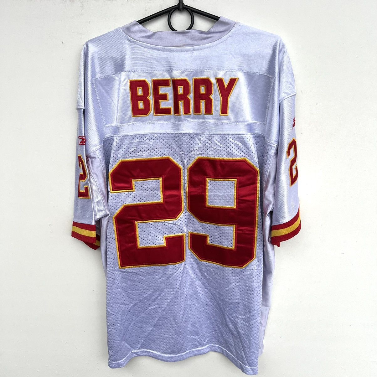 Reebok NFL KANSAS CITY CHIEFS AMERICAN FOOTBALL SHIRT 29 Berry Size US L / EU 52-54 / 3 - 8 Thumbnail