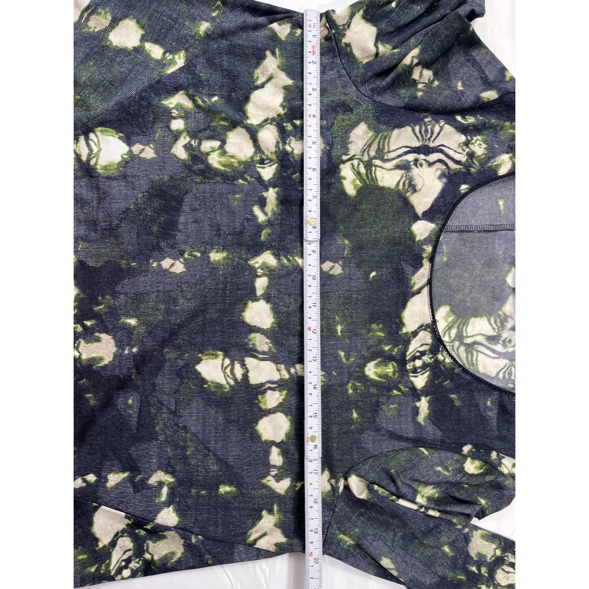 Other SimplyVera Vera Wang Womens Tie Dye Asymmetric Hem Long Slee Size L / US 10 / IT 46 - 4 Thumbnail