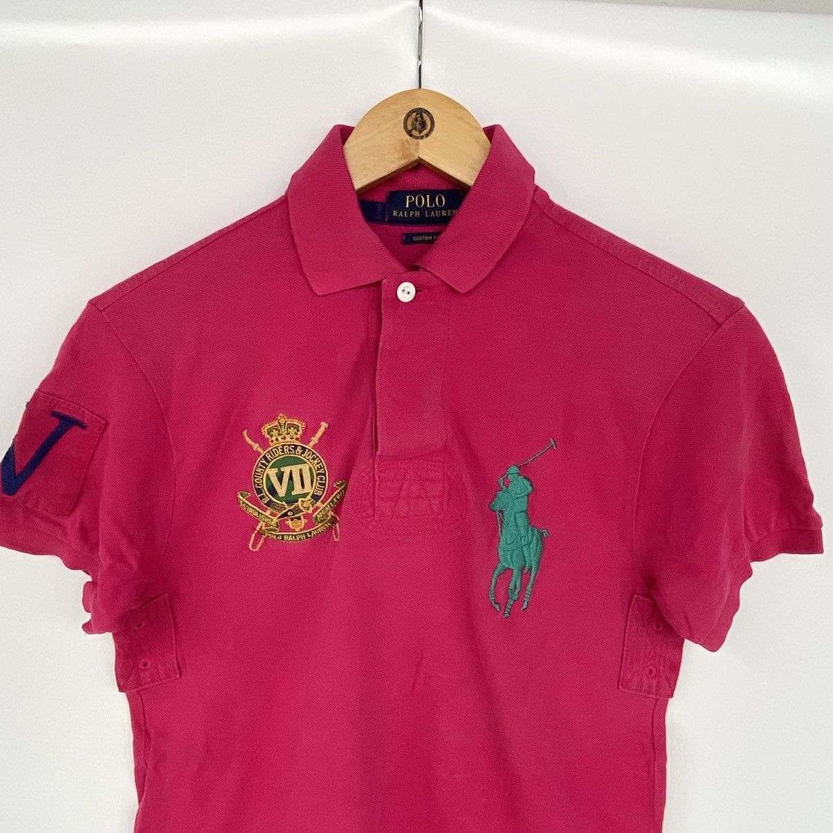 Other Vintage Pink Polo Ralph Lauren Shirt Pullover Jumper Size XS Size XS / US 0-2 / IT 36-38 - 4 Thumbnail