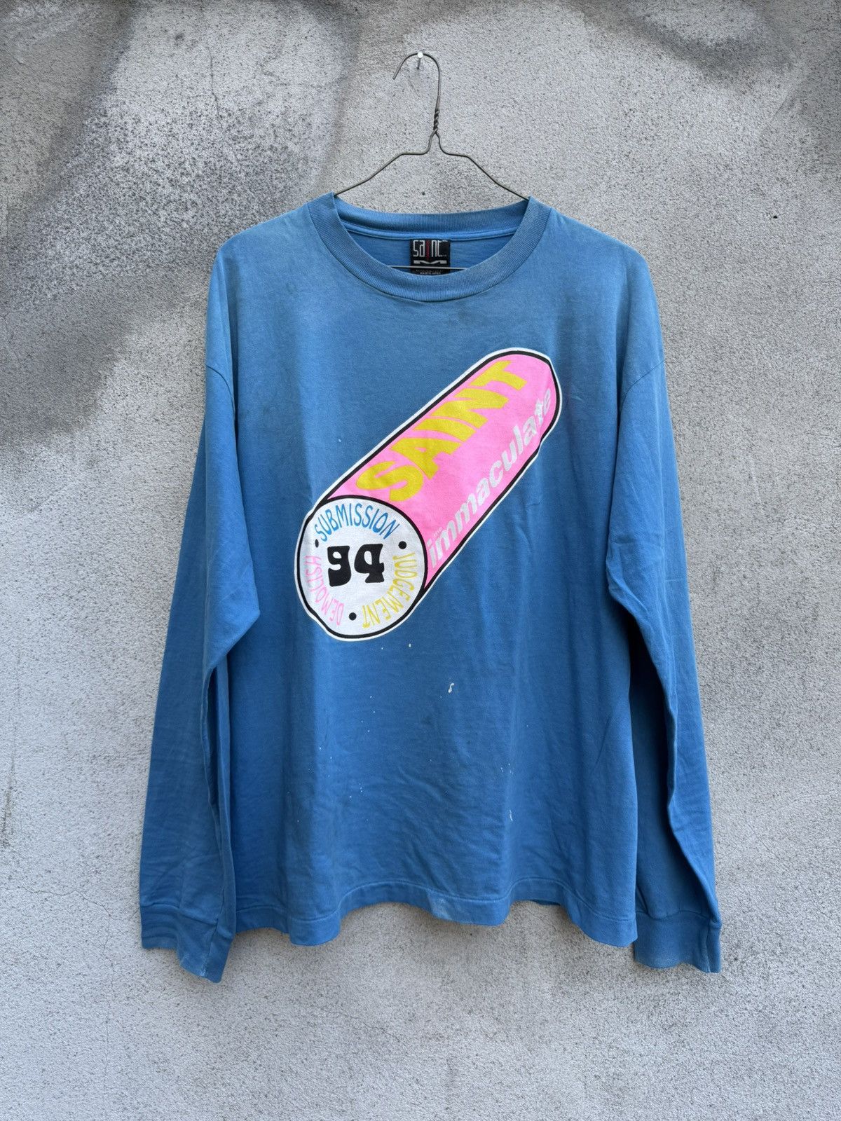トップス SAINT MICHAEL GOING UP L/S TEE S 2023AW Saint Michael 'Going Up' Rocket Long Sleeved T-Shirt | Grailed