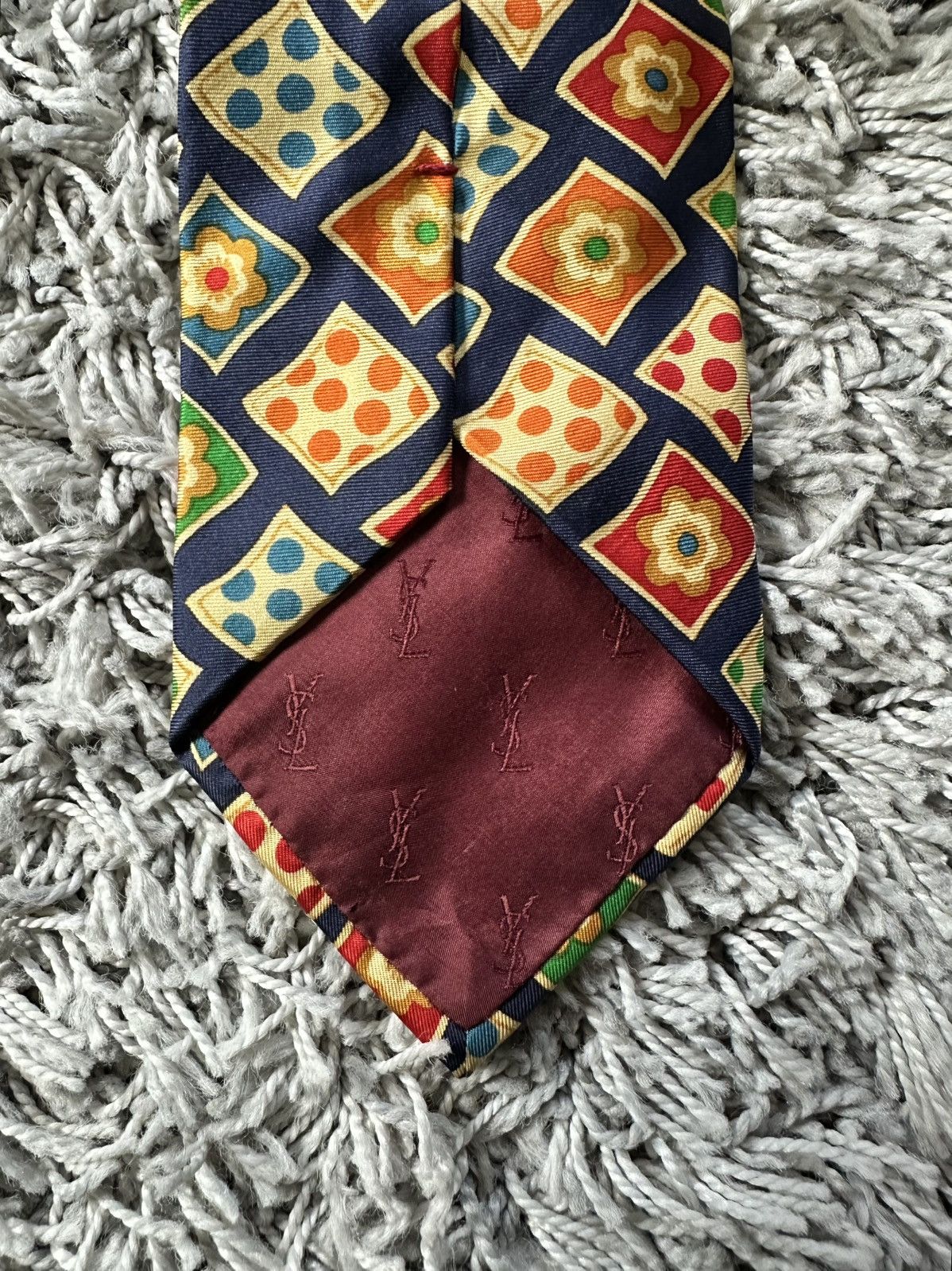 Yves Saint Laurent Yves Saint Lauren Tie Vintage Size ONE SIZE - 2 Thumbnail