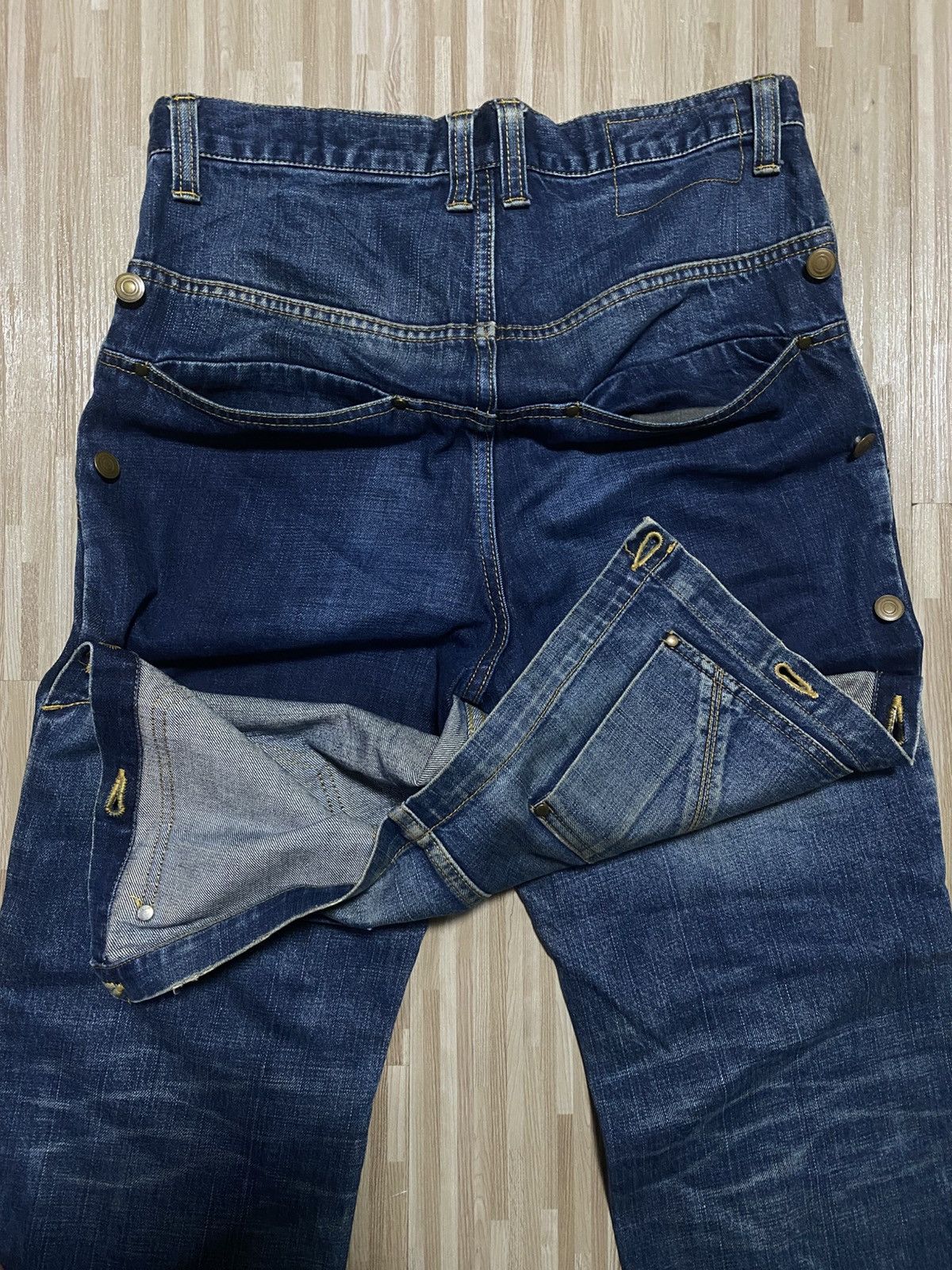 Vintage 💥FLARE 90s RARE BACK POCKET💥 Size US 31 - 16 Thumbnail