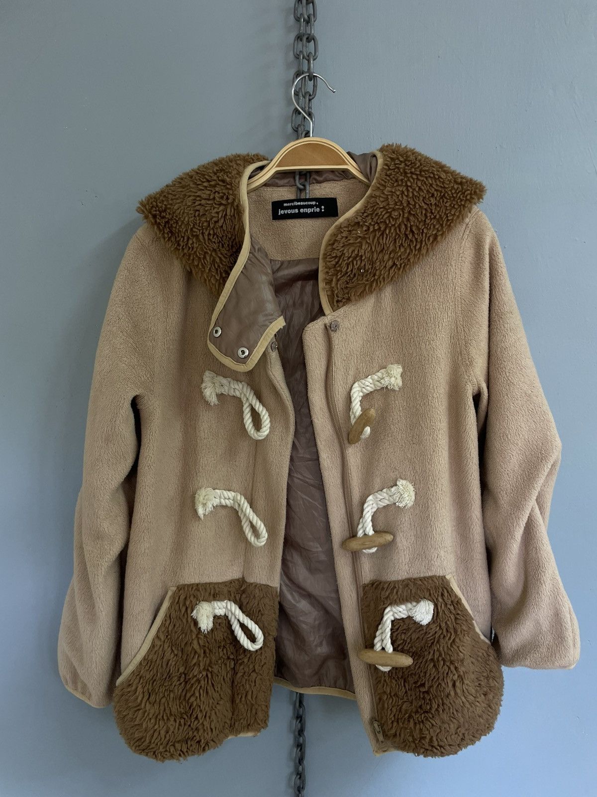 Issey Miyake Mercibeaucoup fleece hoodie jacket Size US M / EU 48-50 / 2 - 4 Thumbnail