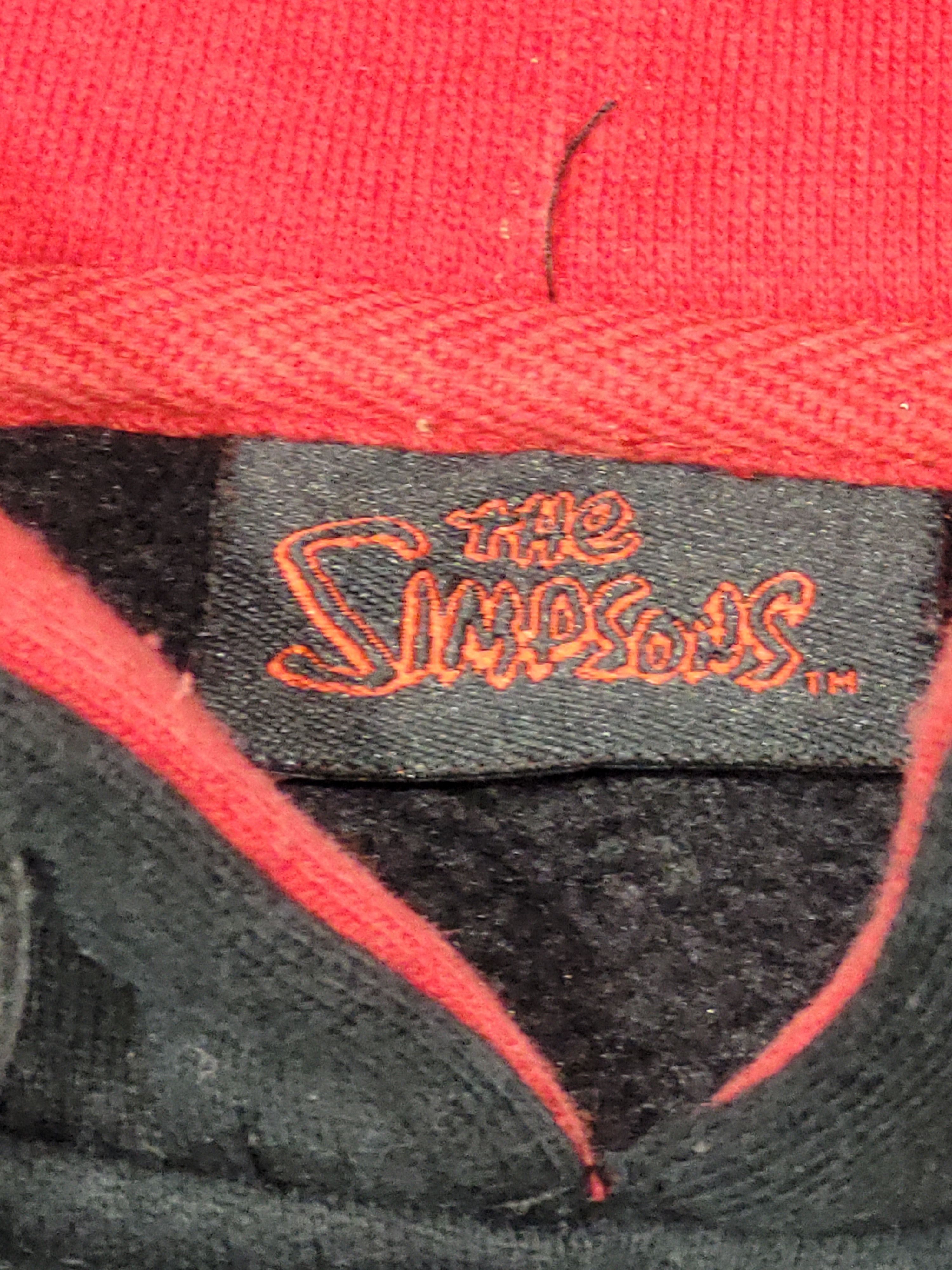 The Simpsons 2002 Vintage Embroidered The Simpsons Hoodie Size US L / EU 52-54 / 3 - 4 Thumbnail