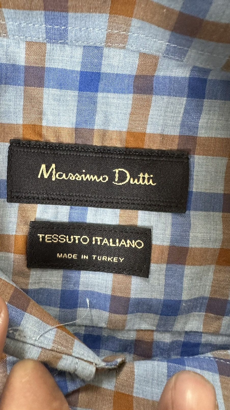 Massimo Dutti MASSIMO DUTTI CHECKERED SHIRT Size US M / EU 48-50 / 2 - 7 Thumbnail