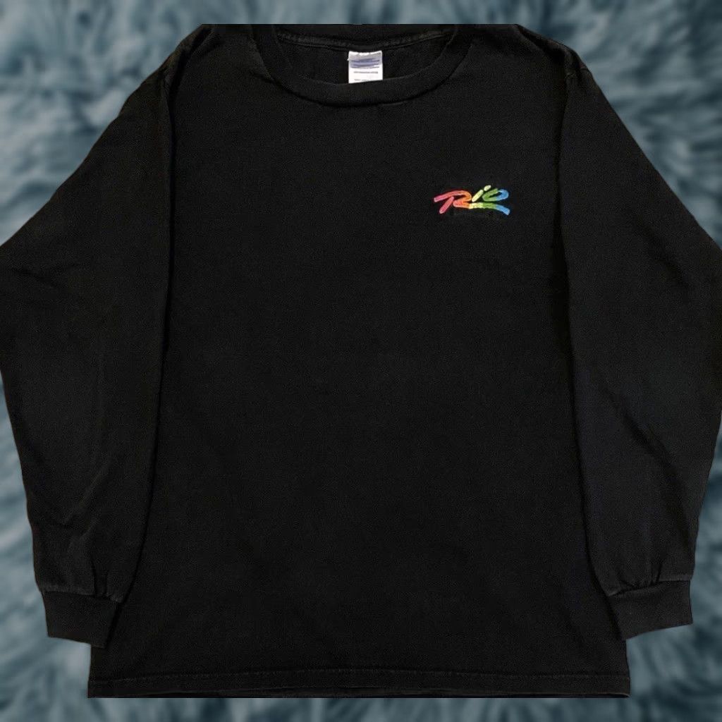 Rainbow VINTAGE Futbol Shirt Men M Black Rio de Janeiro Brazil Faded 90s Grunge Surf Football Soccer World Cup Rainbow T-Shirt Size US M / EU 48-50 / 2 - 1 Thumbnail