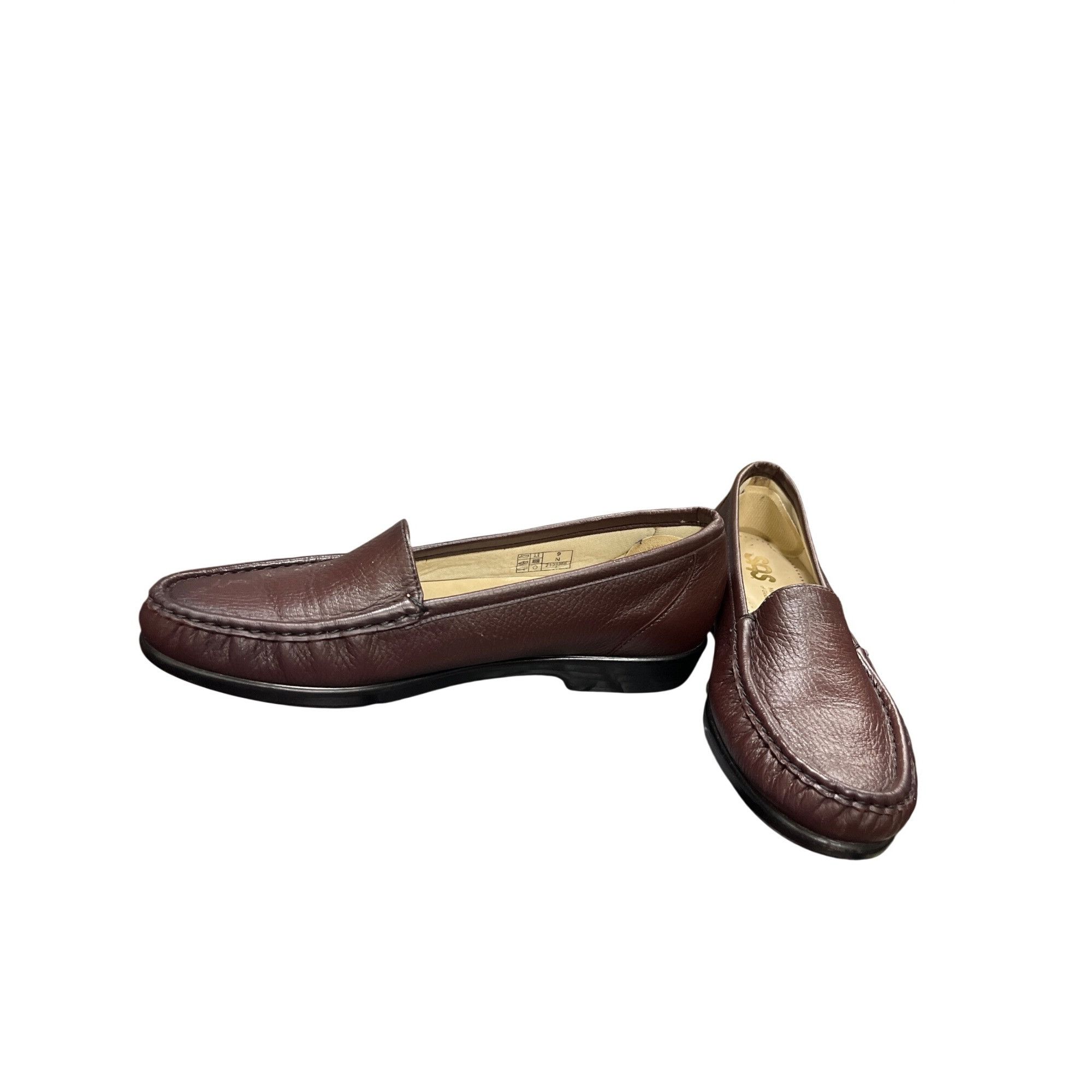 SAS SAS Tripad Comfort wms brown leather pebbled loafer sz 9N SK Size US 9 / IT 39 - 2 Thumbnail