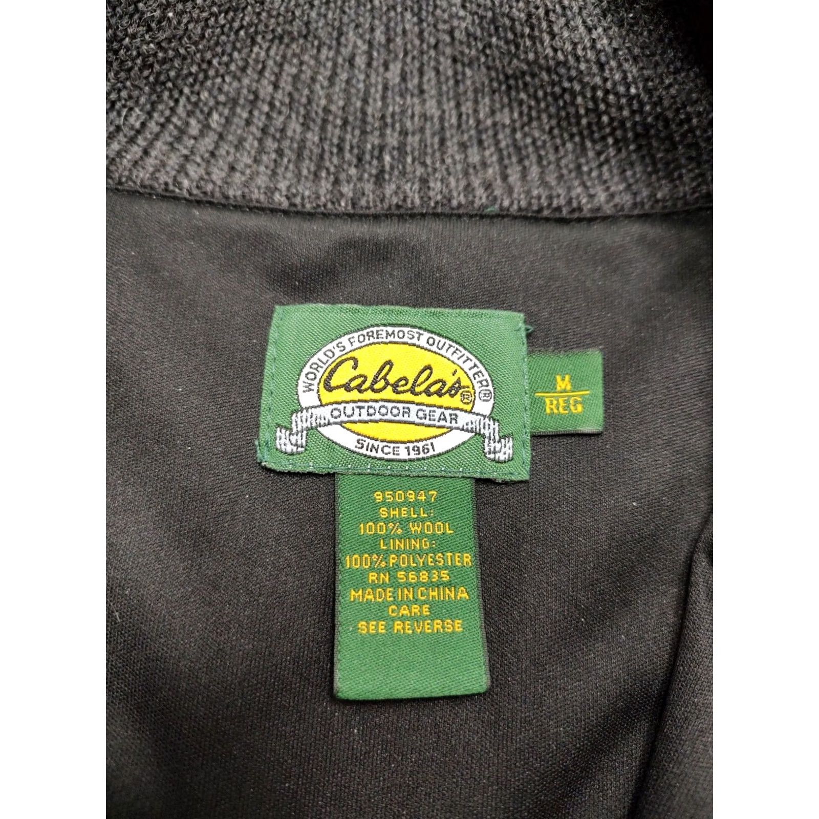 Vintage VINTAGE Cabelas Mens Jacket 1/4 Zip Windstopper Wool Tag M Gray Long Sleeve Mock Size US M / EU 48-50 / 2 - 5 Thumbnail