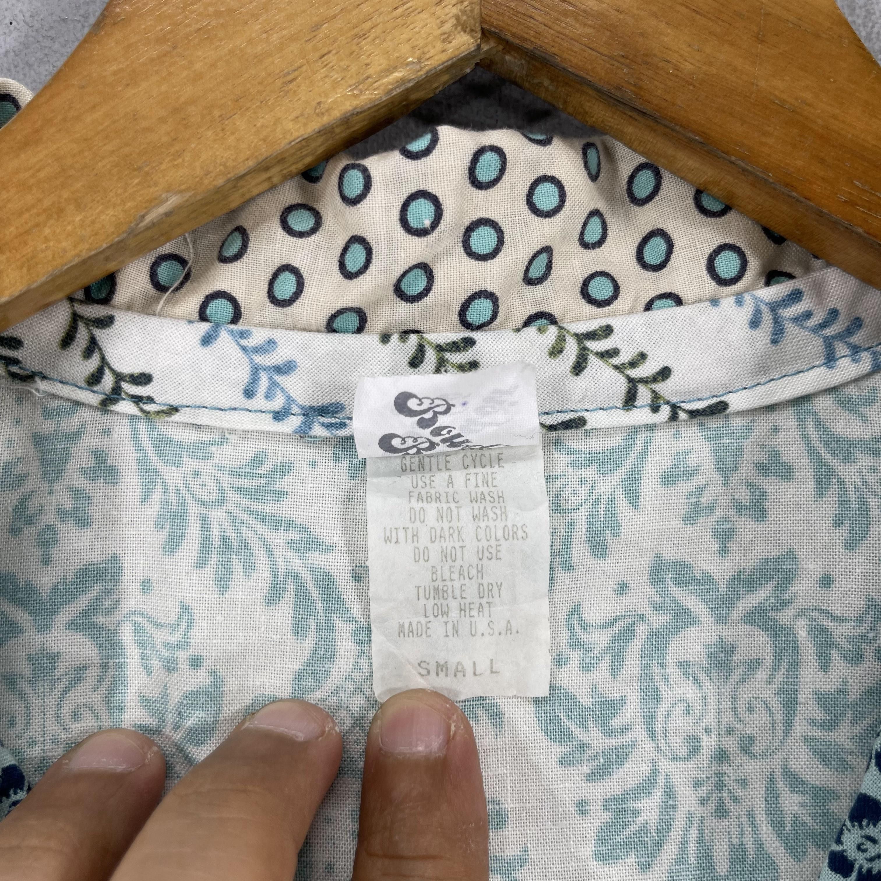 Japanese Brand Vintage Abstract Hawaii Tribal Native Flower Motive Shirt Size US S / EU 44-46 / 1 - 5 Thumbnail