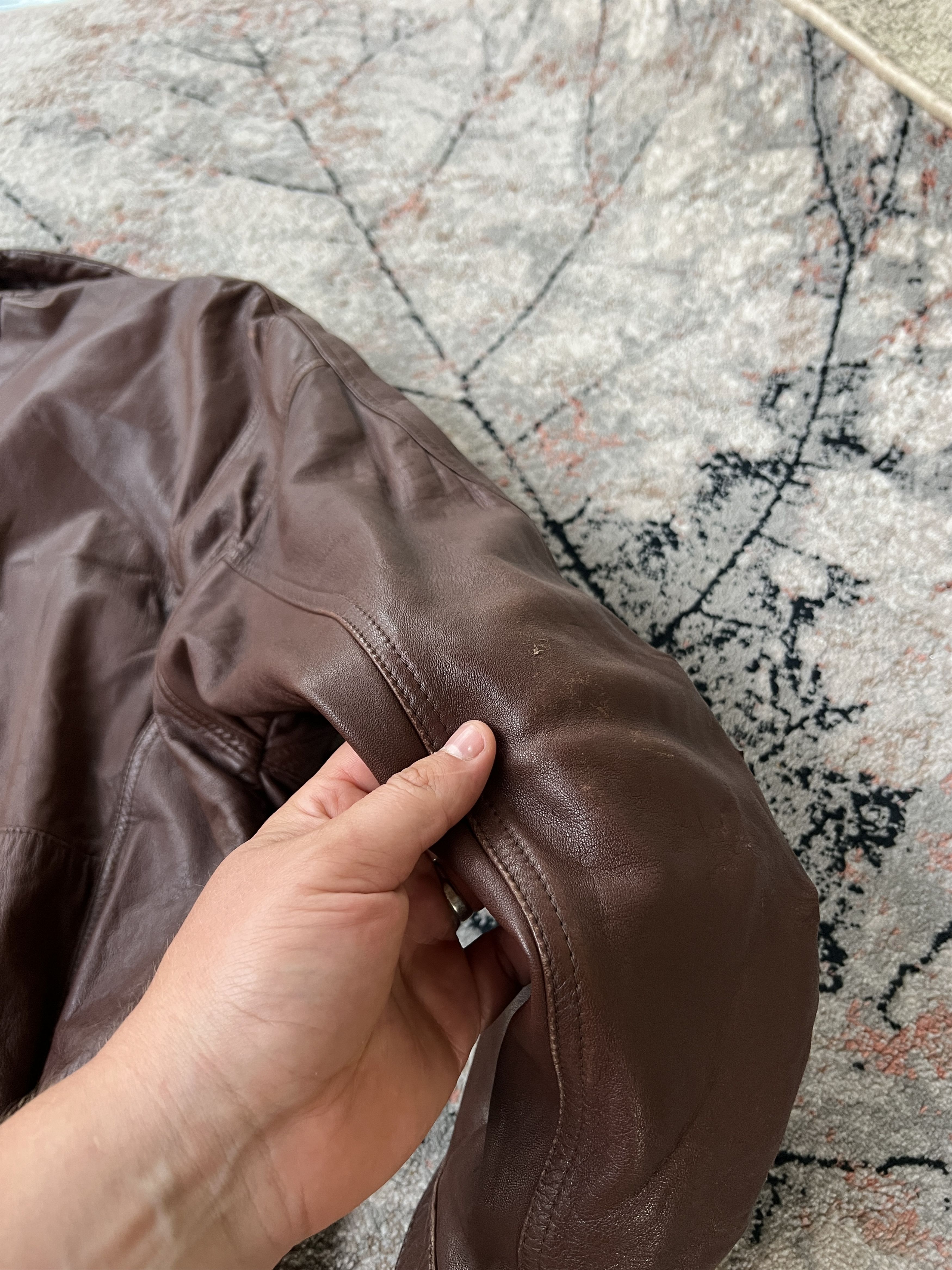 Leather × Vintage Vintage Leather Jacket Size US L / EU 52-54 / 3 - 8 Thumbnail