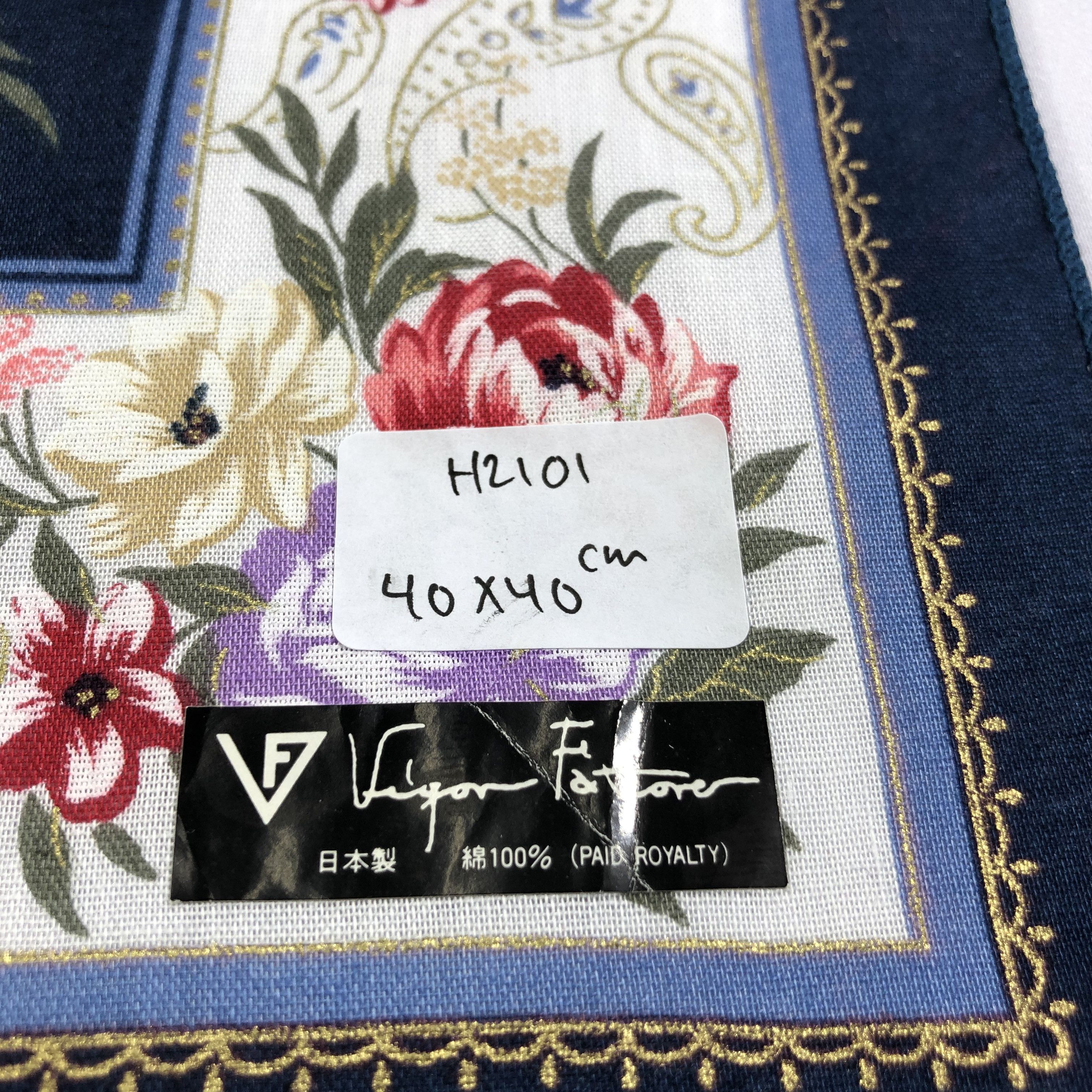 Vintage Vigor Fattore Handkerchief Neckerchief Bandana H2101 Size ONE SIZE - 5 Thumbnail